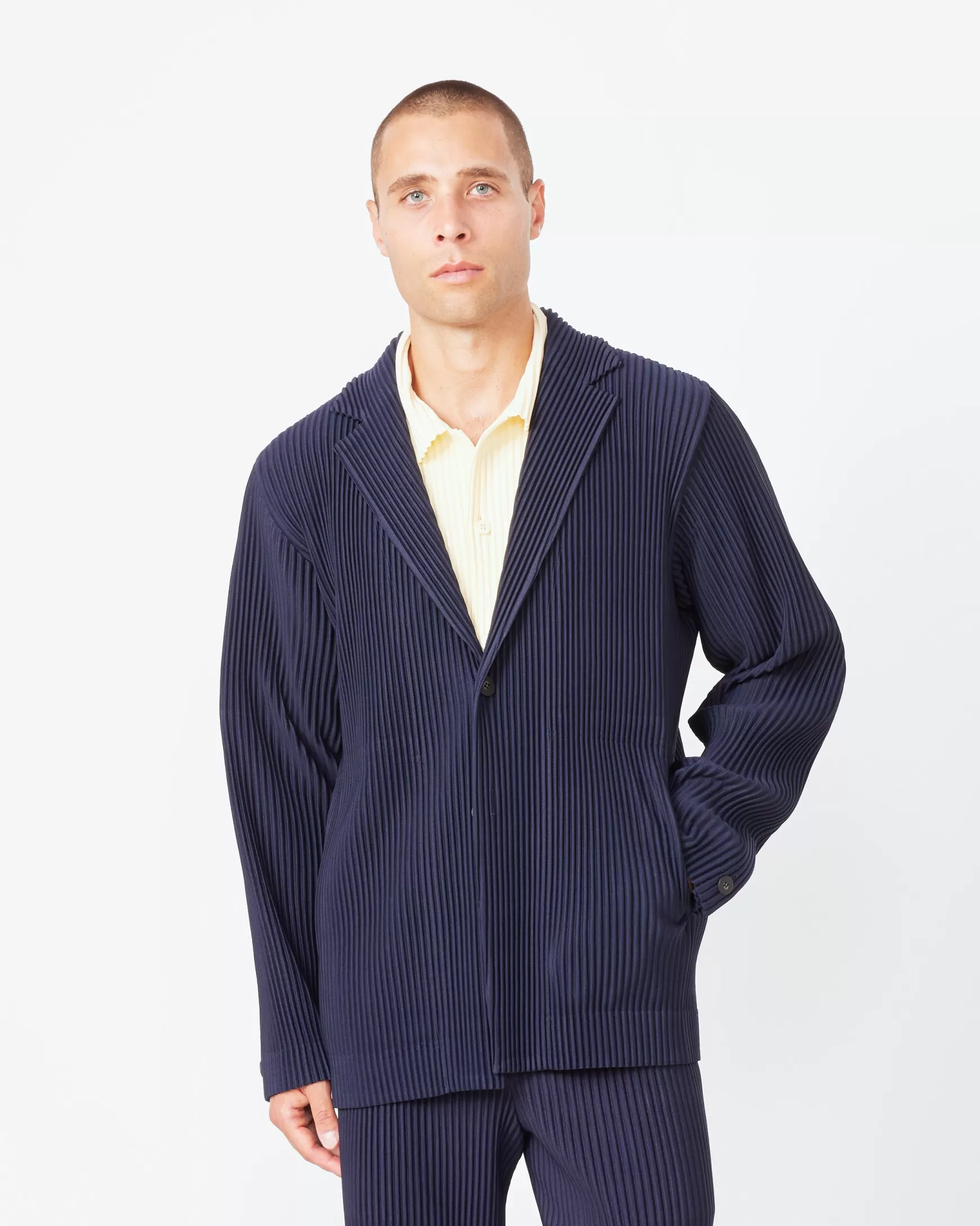 Clearance Basics Blazer Man Suits & Blazers