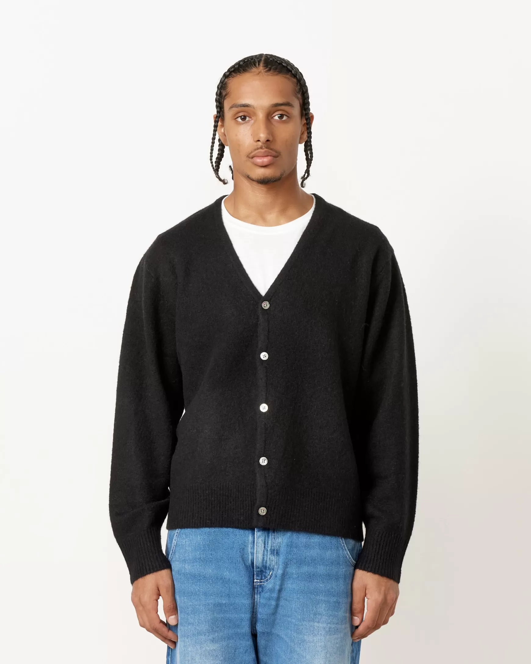 Hot Brushed Cardigan Man Knitwear