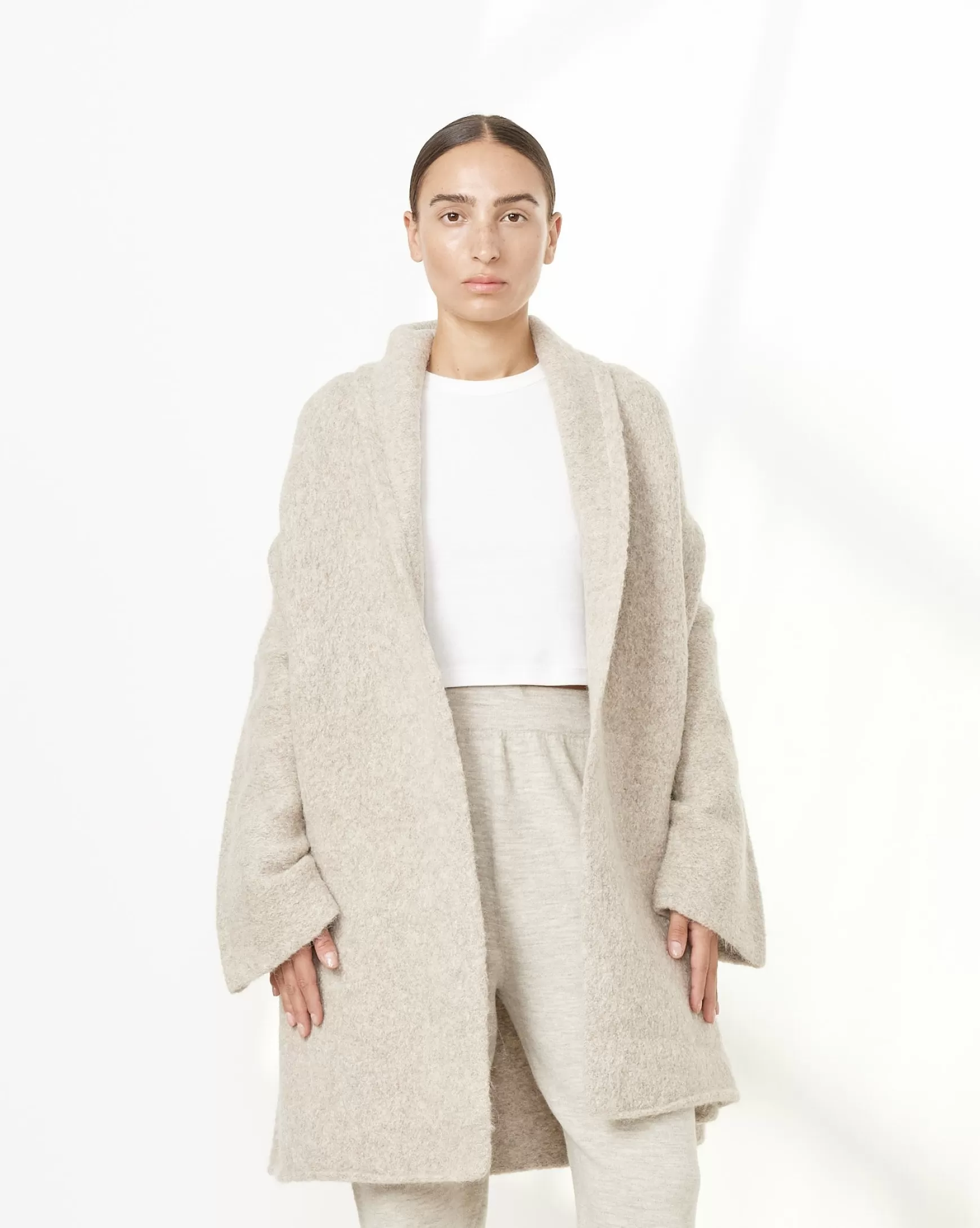 Sale Capote Coat Woman Knitwear