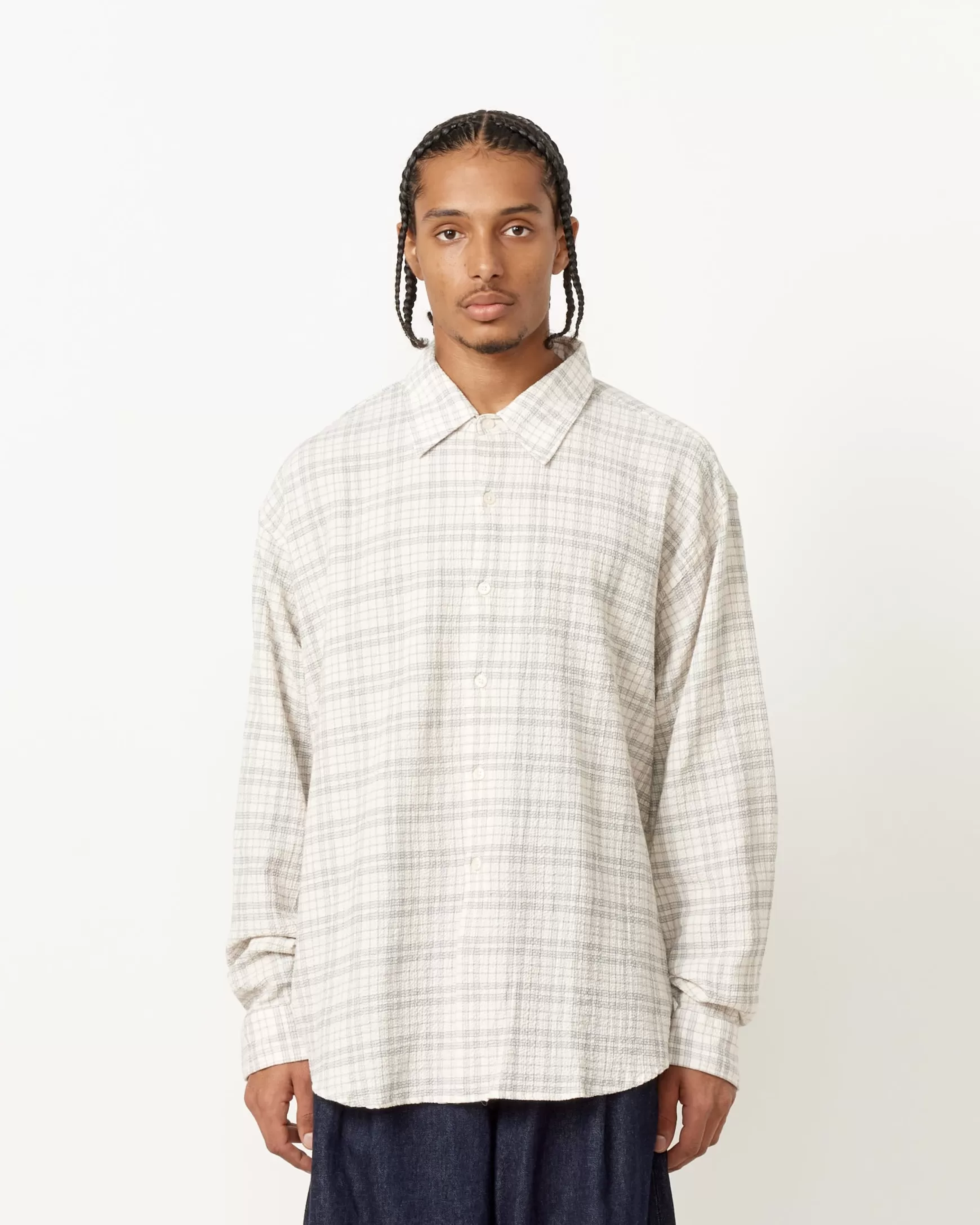 Flash Sale Check Seersucker Exact Shirt Man Shirts