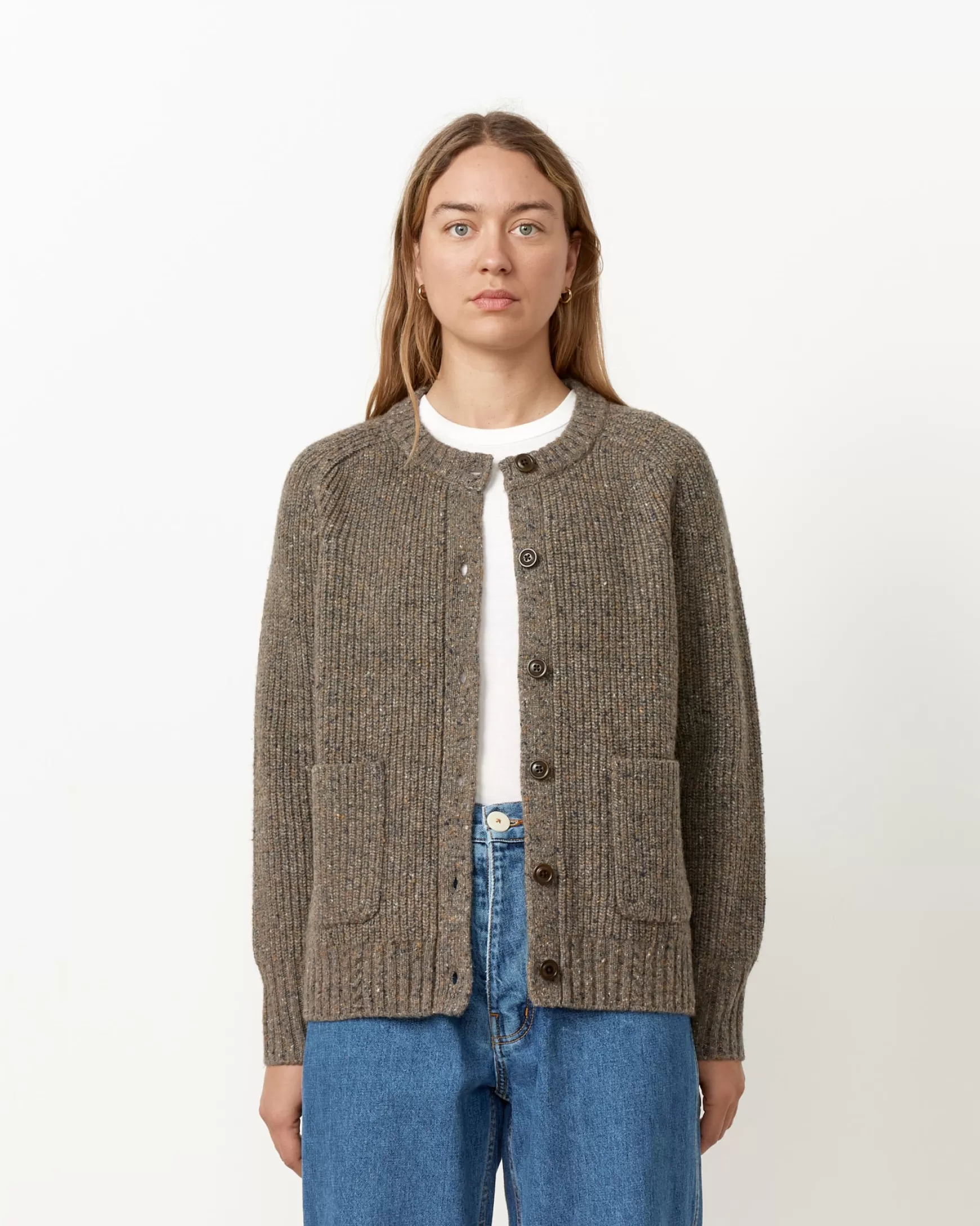 Best Chunky Rib Cardigan Woman Knitwear