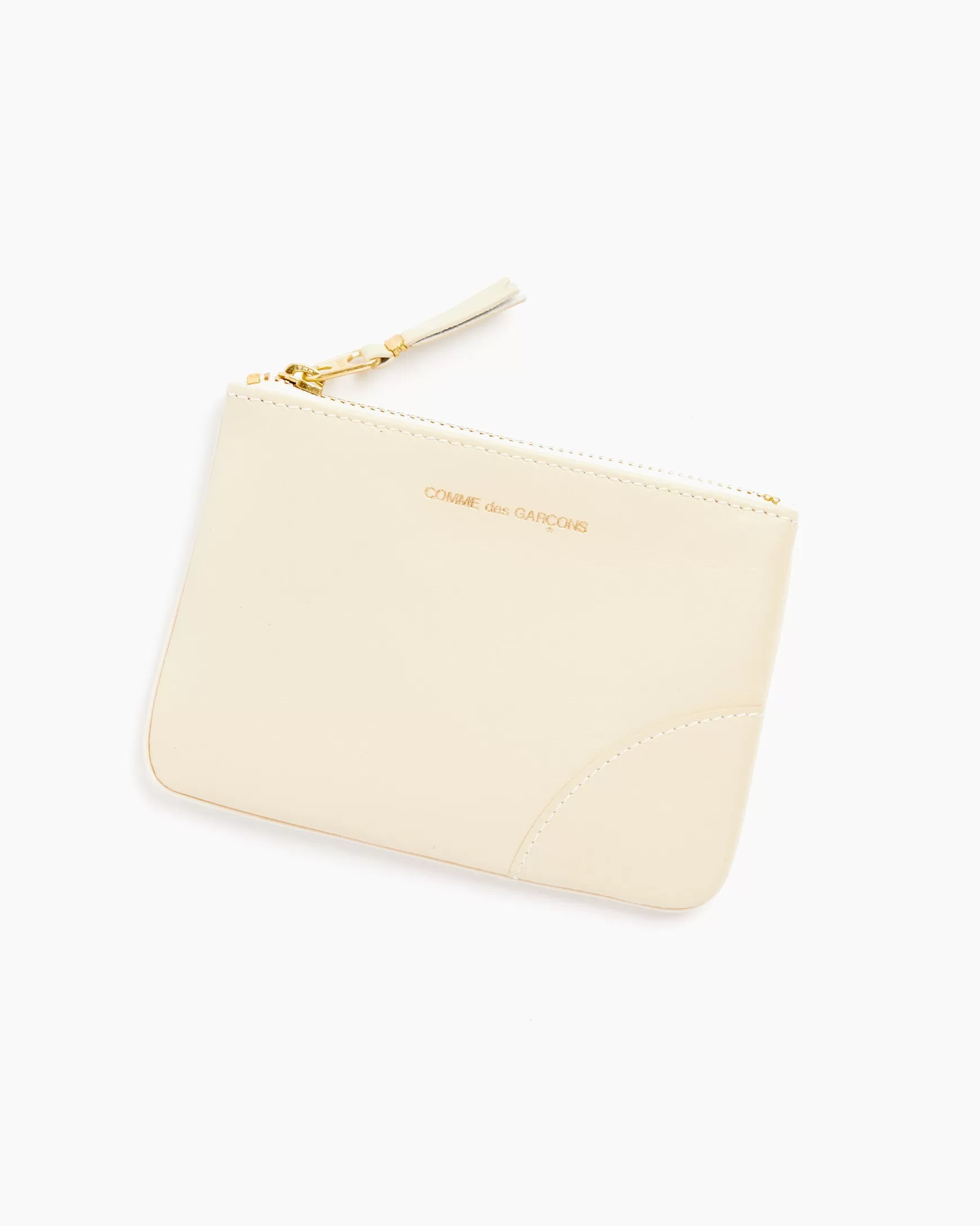 Discount Classic Zip Pouch In Off White Woman Wallets & Bags