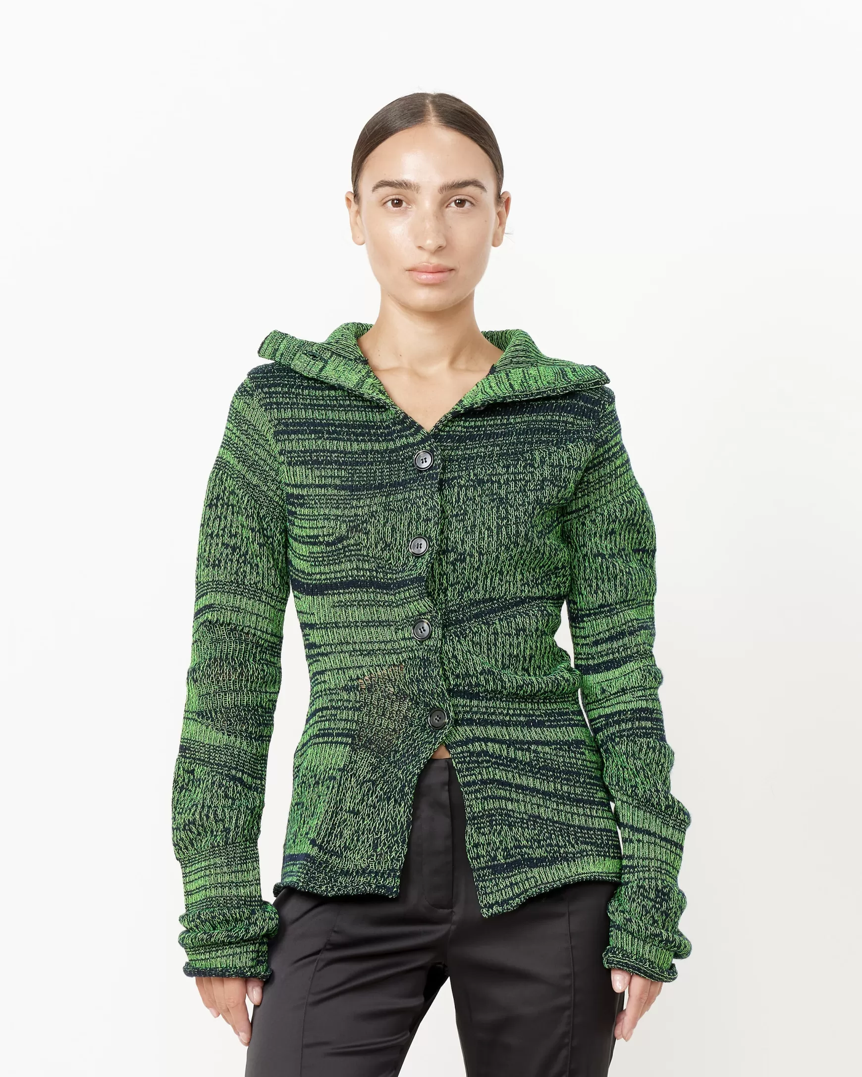 Outlet Distorted Cardigan Woman Knitwear