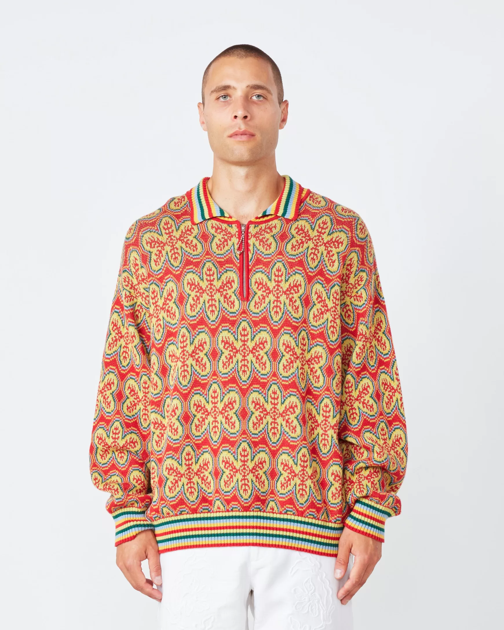 Fashion Dream State Quarter Zip Man Knitwear