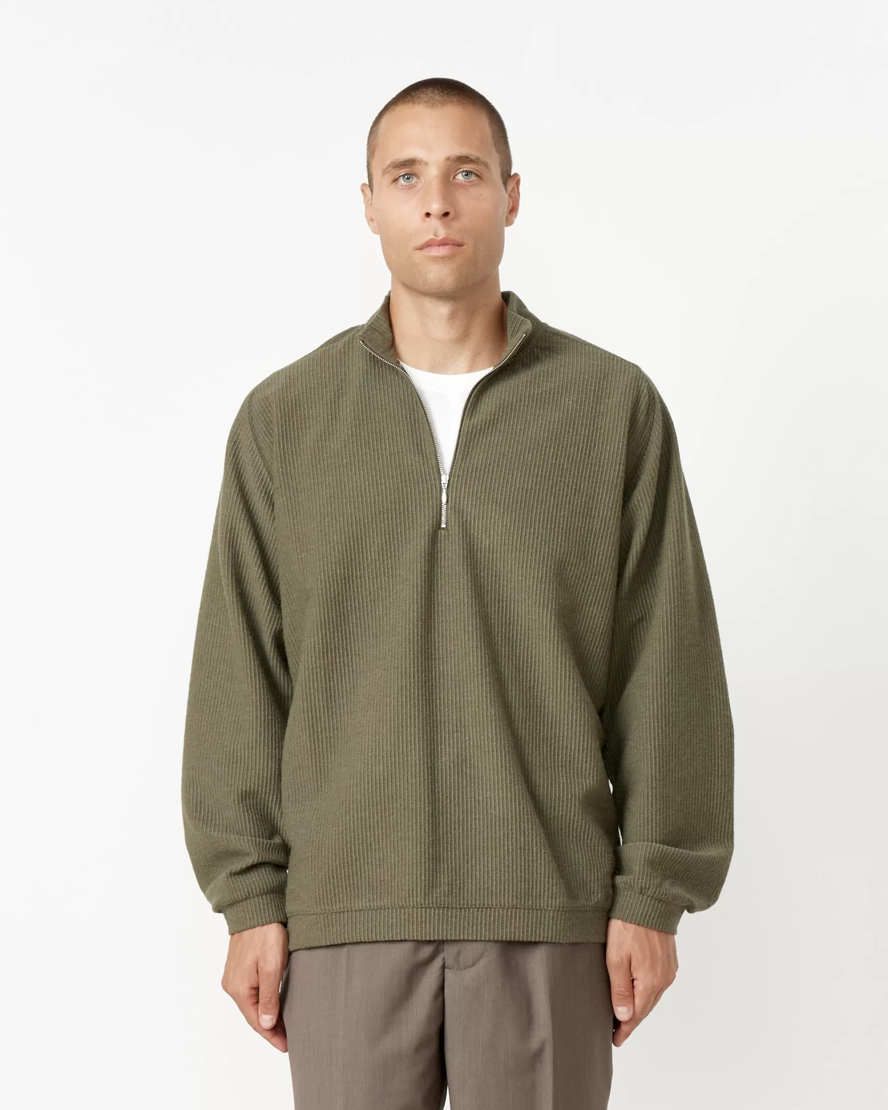 Clearance Half Zip Pullover Man Knitwear