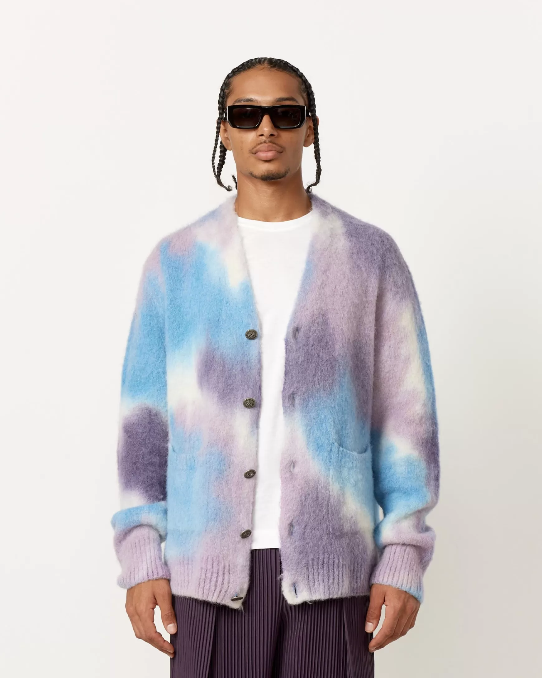 Outlet X Harvey's General Store Hand Spray Dyed Cardigan Man Knitwear