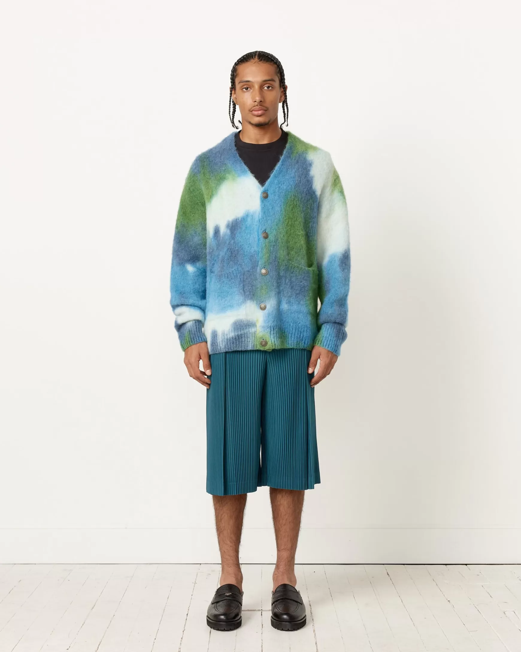 Fashion X Harvey's General Store Hand Spray Dyed Cardigan Man Knitwear