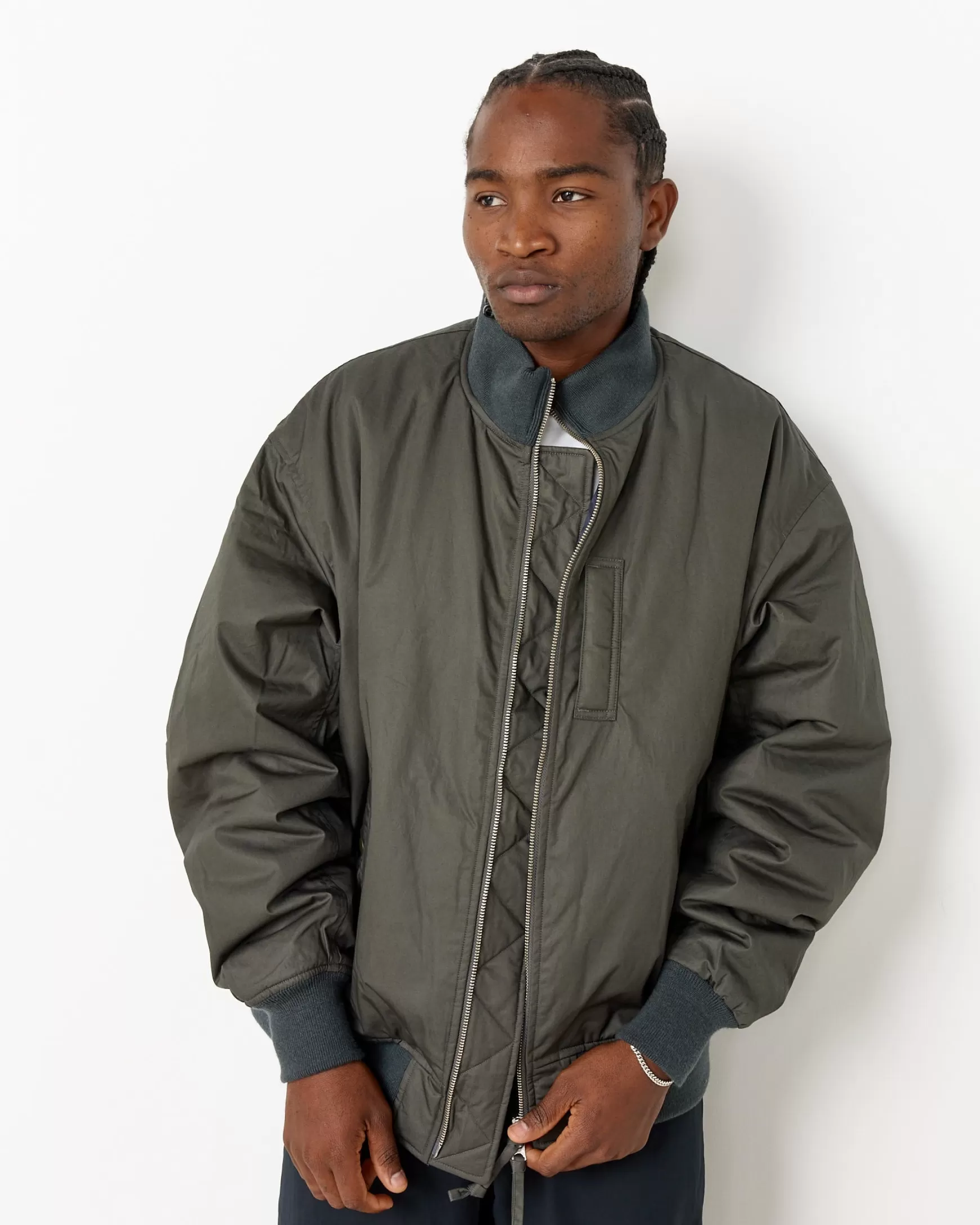 Shop Insulation Varsity Jacket Man Outerwear