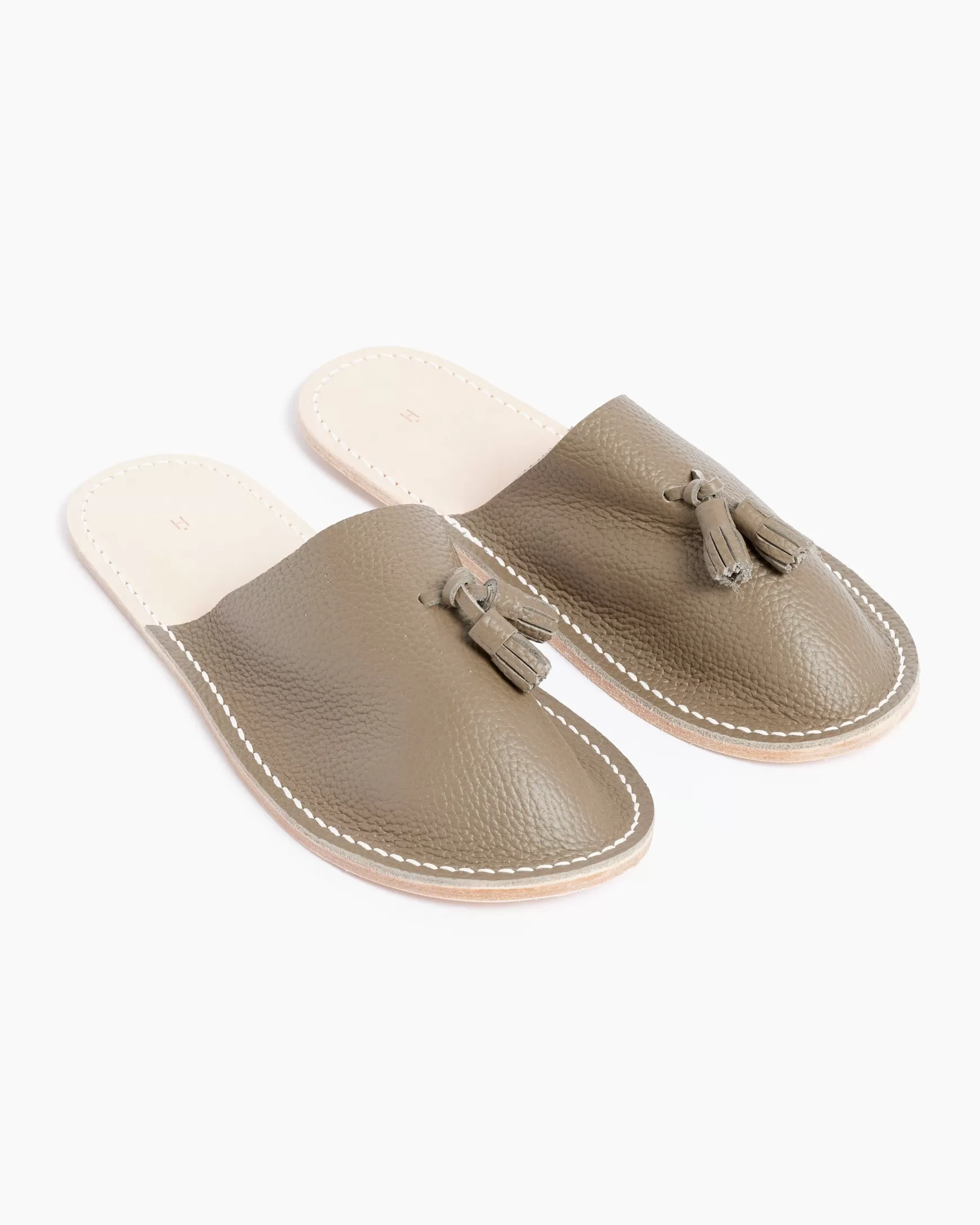 Cheap Leather Slipper Woman Shoes