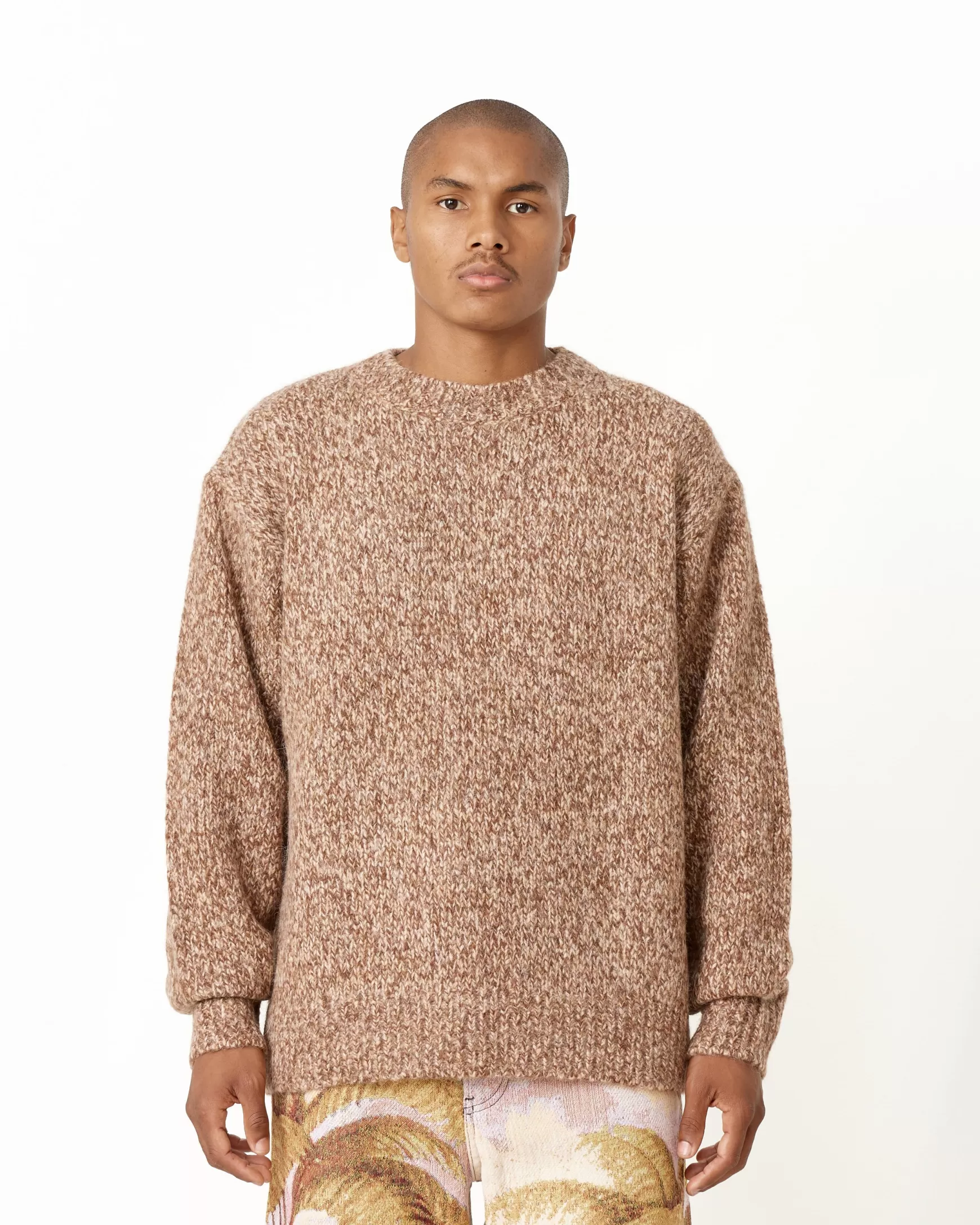 Shop Marled Alpaca Sweater Man Knitwear