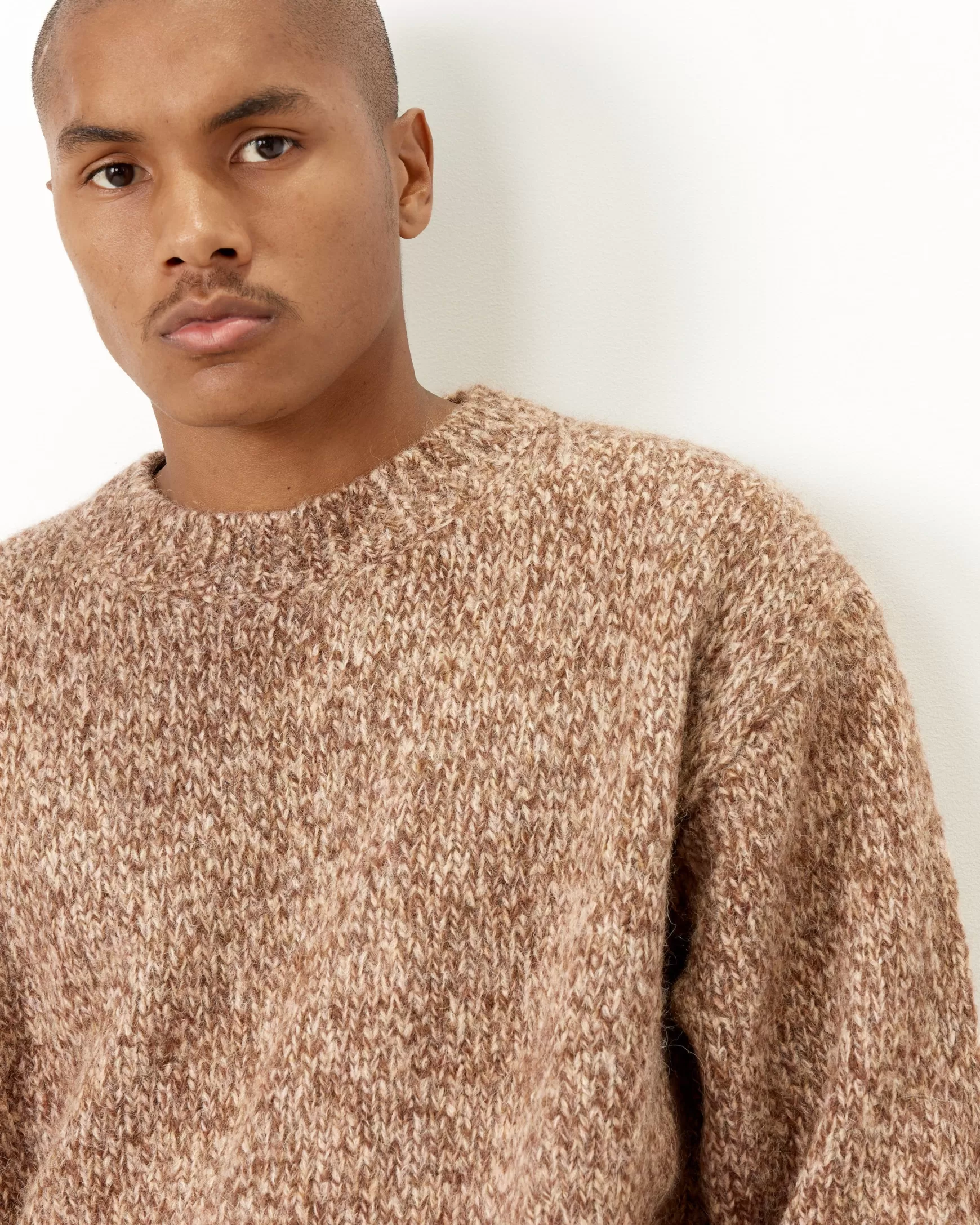 Shop Marled Alpaca Sweater Man Knitwear