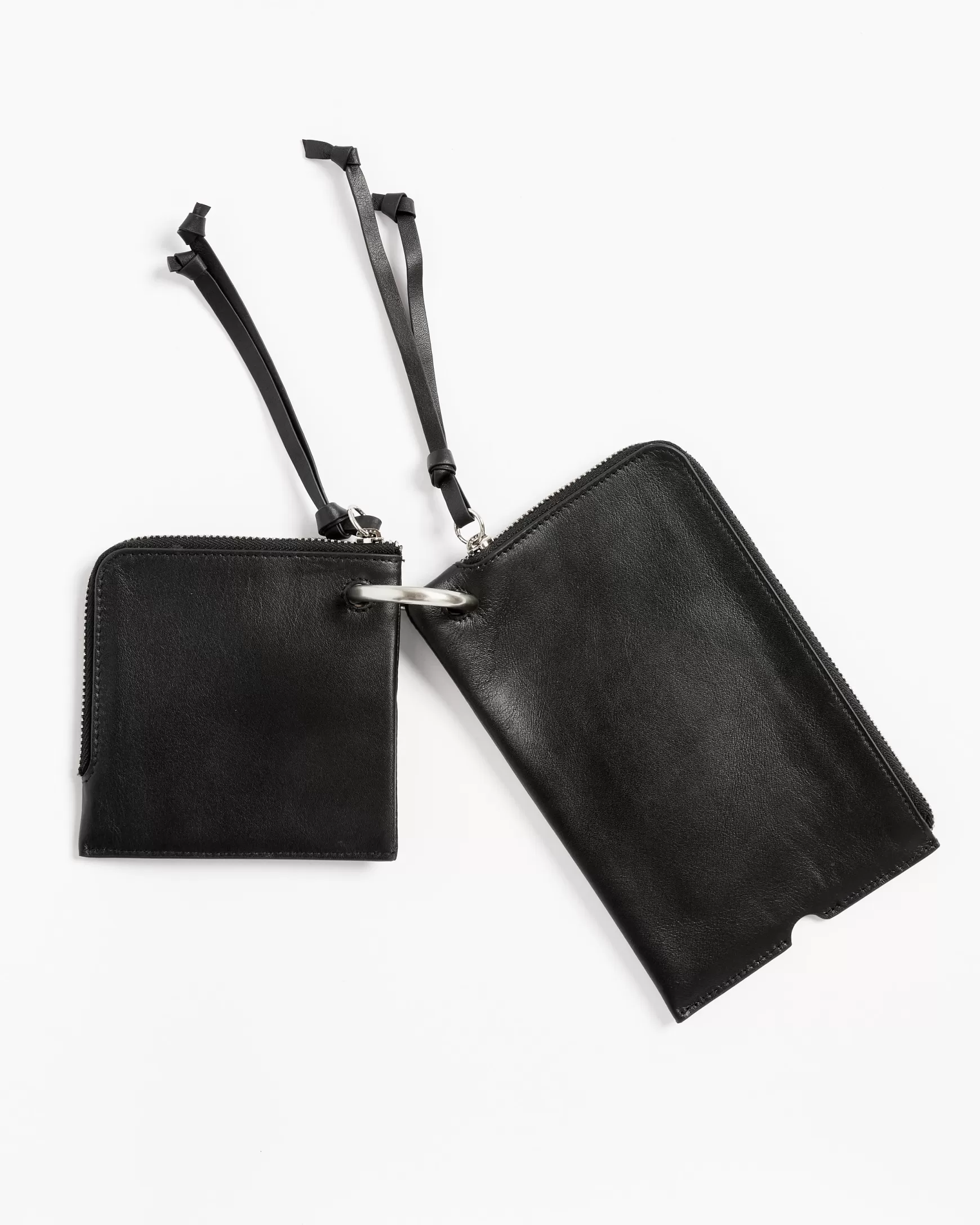Hot Mohawk General Store | | Leather Cord Card Holder In Black Woman Wallets & Bags
