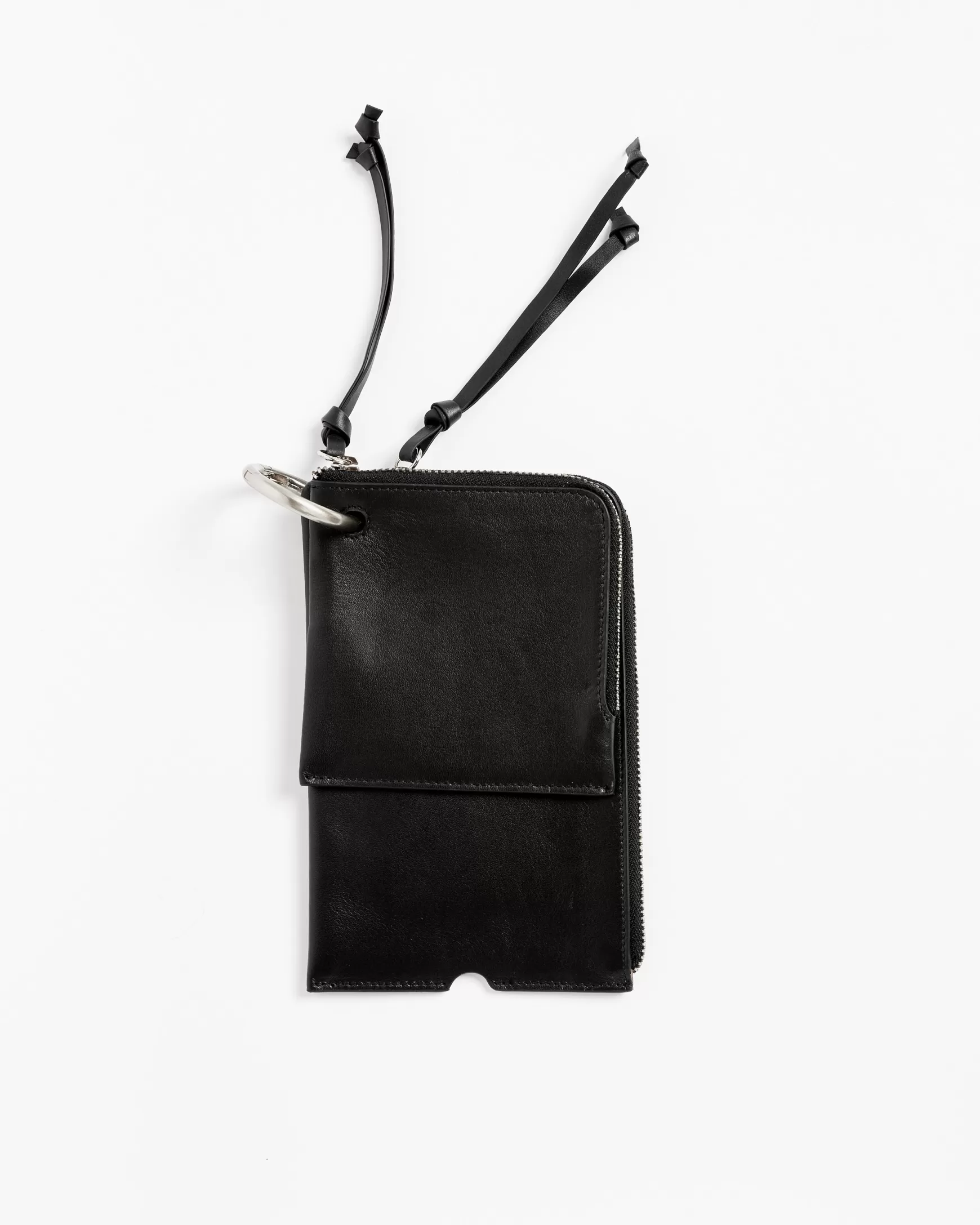 Hot Mohawk General Store | | Leather Cord Card Holder In Black Woman Wallets & Bags