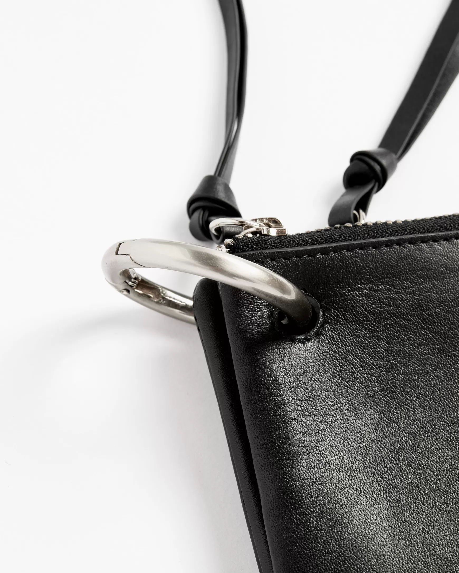 Hot Mohawk General Store | | Leather Cord Card Holder In Black Woman Wallets & Bags