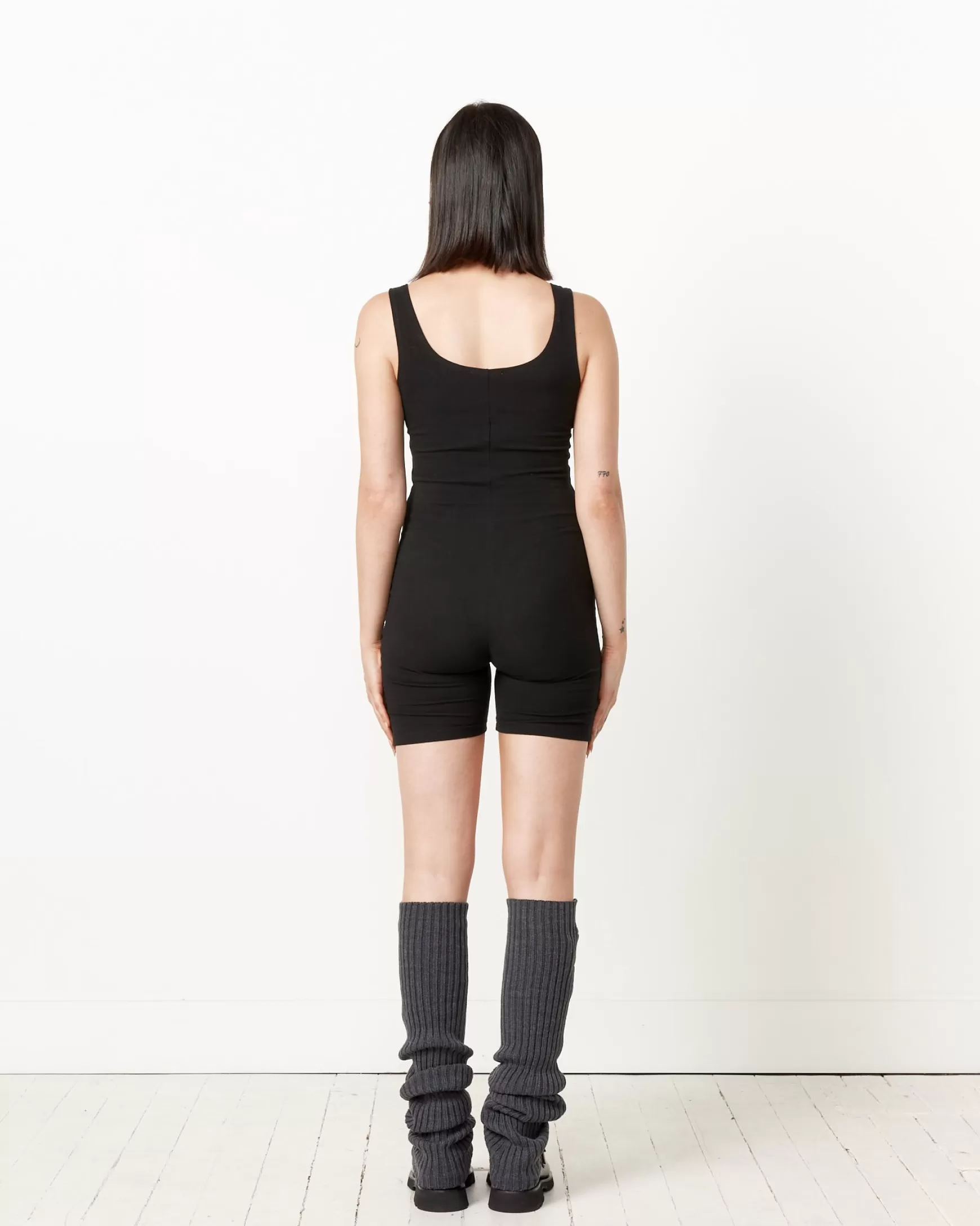 Sale Mohawk General Store | | Via Olympia Short Unitard In Black Woman Sweats