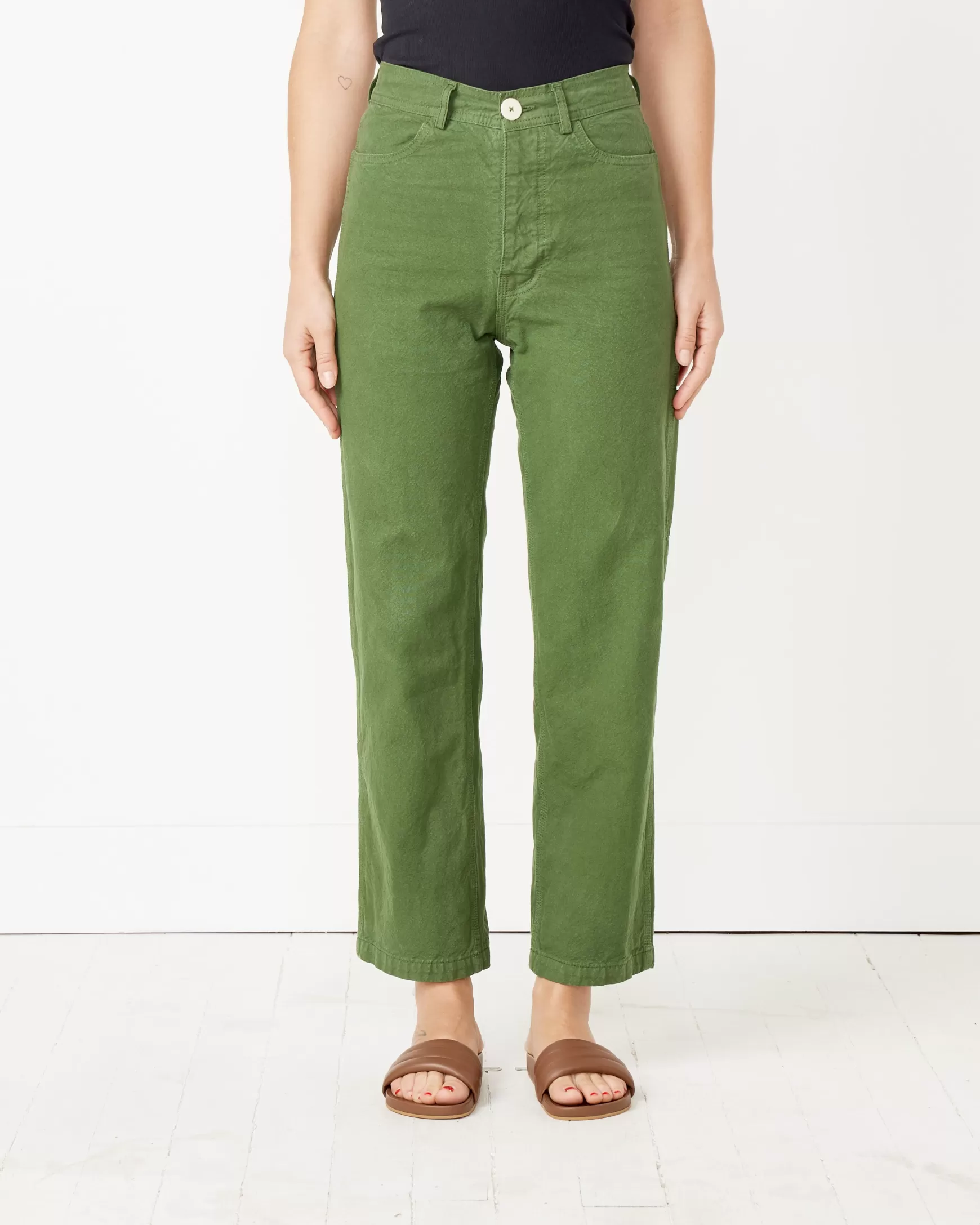 Flash Sale Mohawk General Store | | Handy Pant In Olive Woman Pants