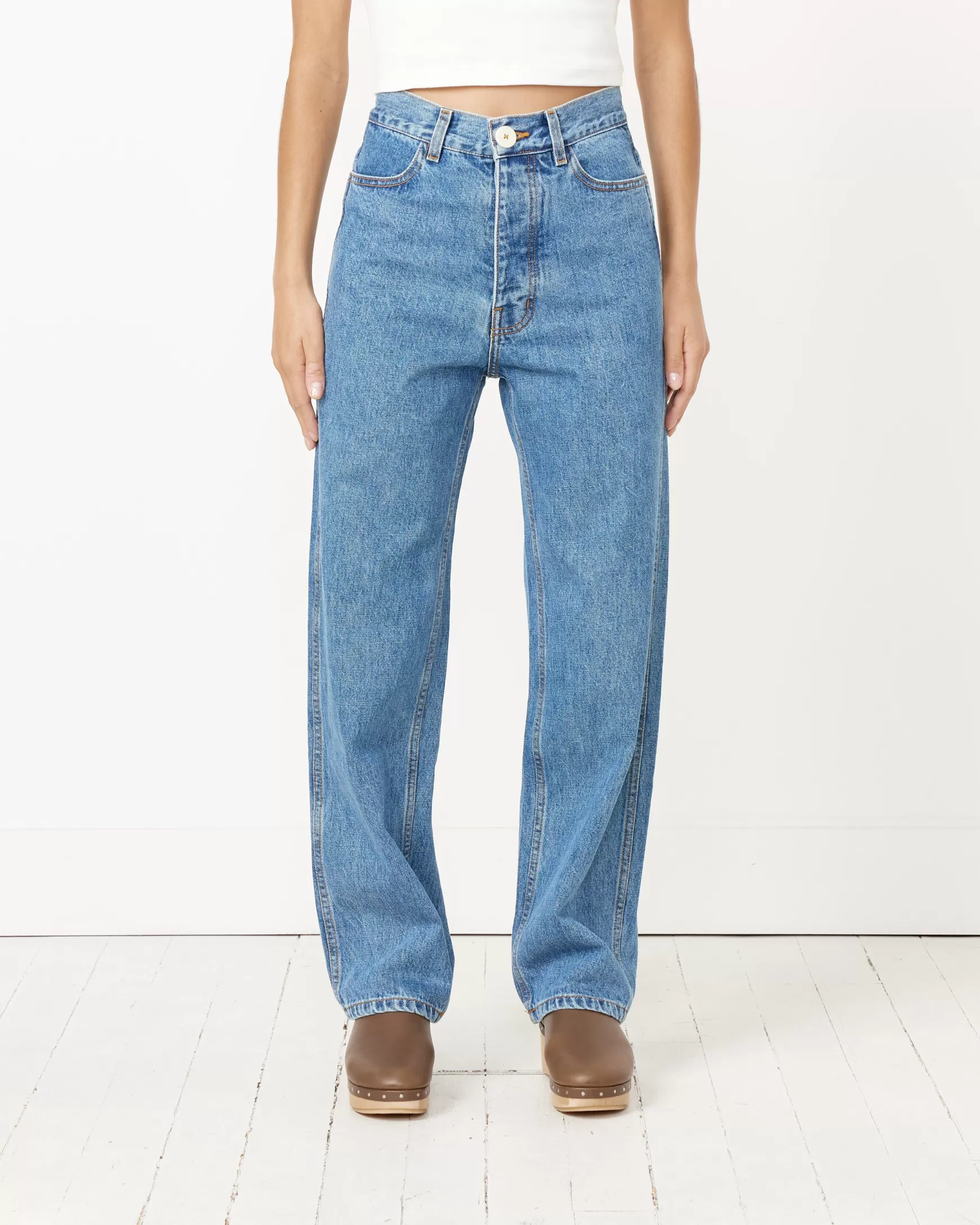 Online Mohawk General Store | | The 225 Pant In Cowboy Blue Woman Pants