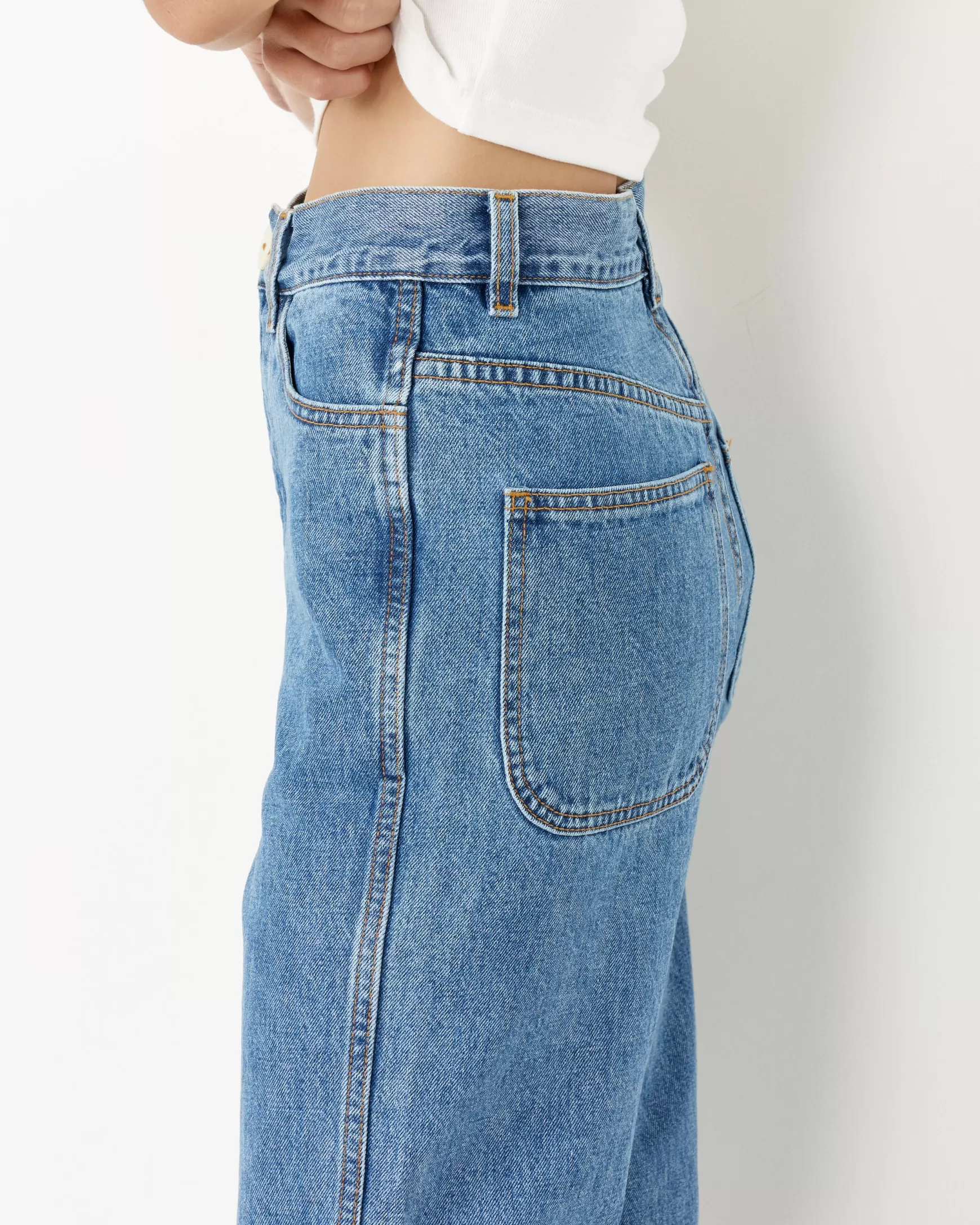 Online Mohawk General Store | | The 225 Pant In Cowboy Blue Woman Pants
