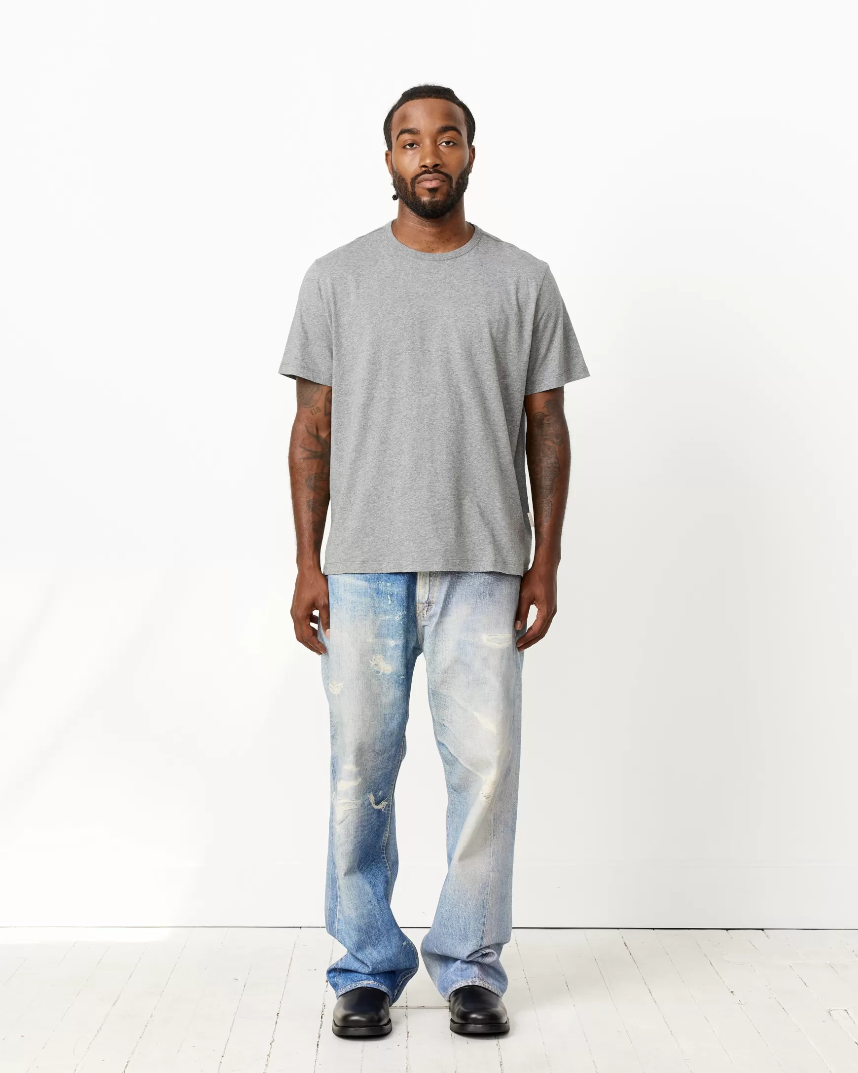 Online Mohawk General Store | | New Box T-Shirt Clean Jersey In Black Man T-Shirts