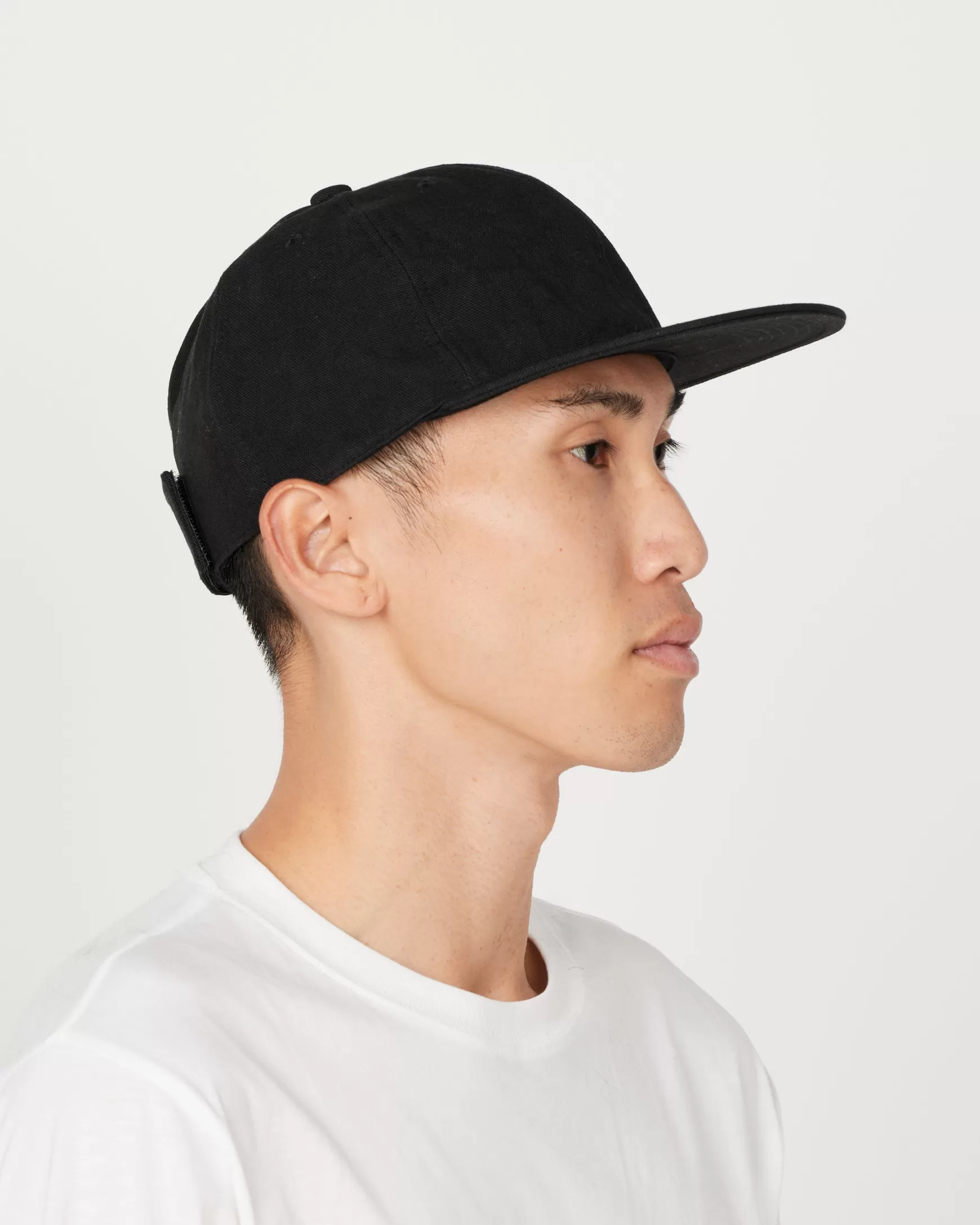 Online Mohawk General Store | | Canvas Velcro Back Cap In Black Woman Hats