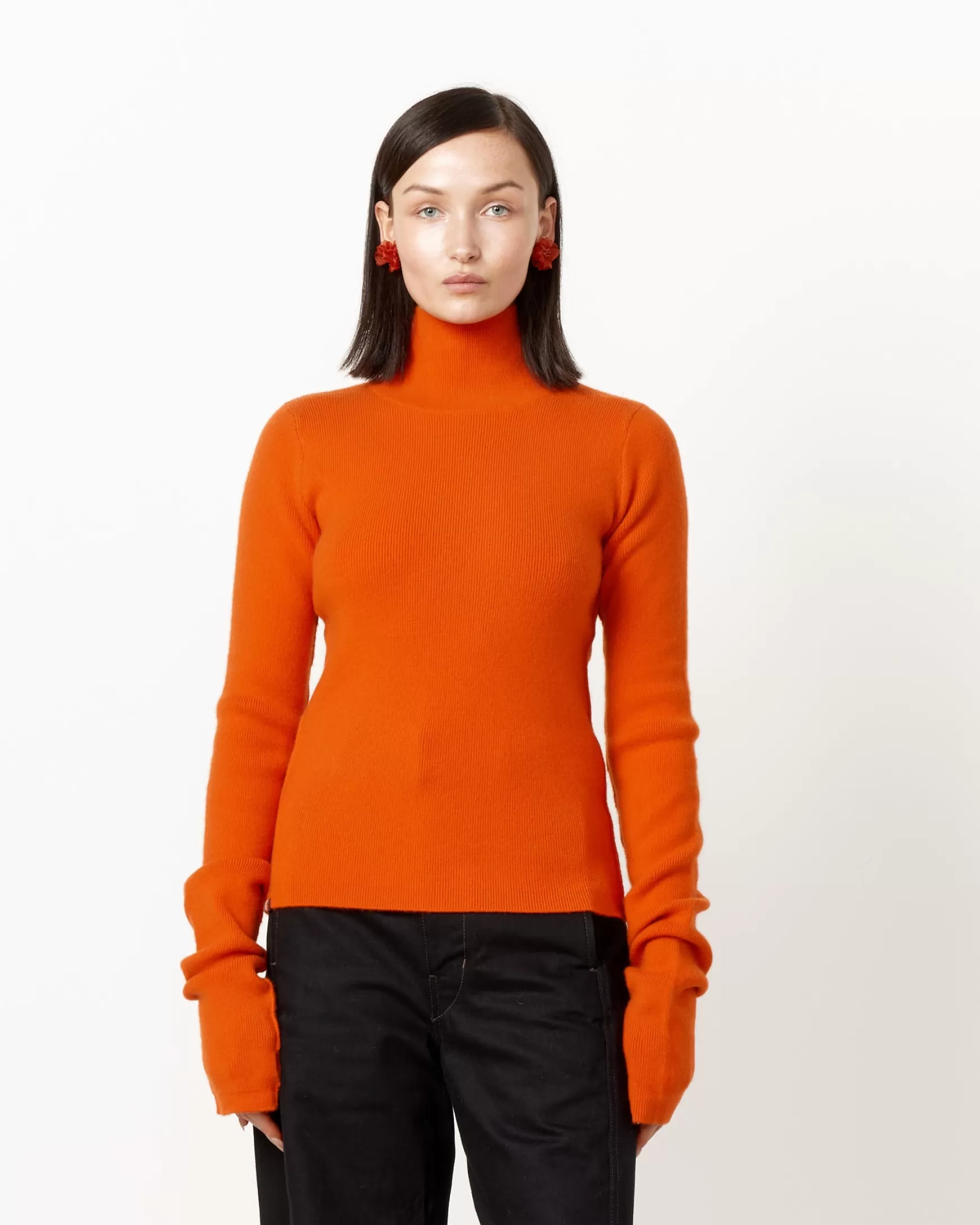 New No. 311 Skin Sweater In Maple Woman Knitwear