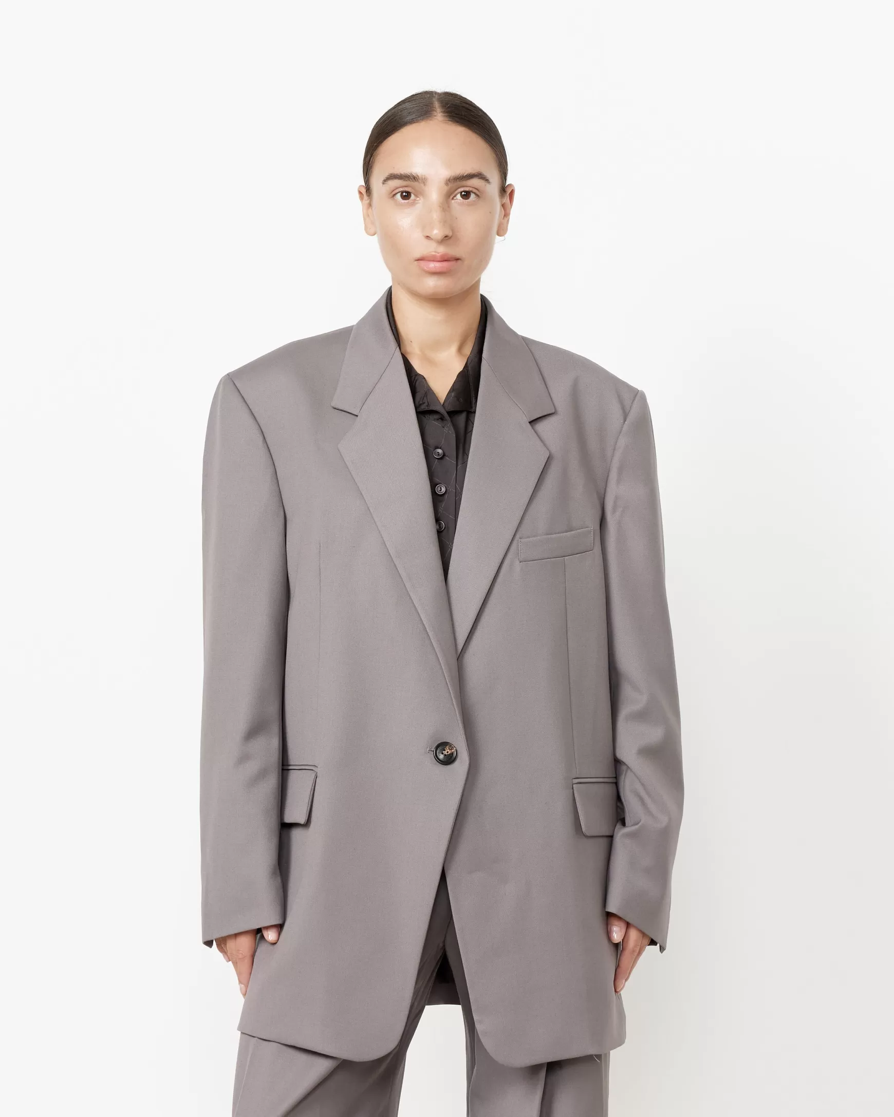 Flash Sale Over Fit Wool Blazer Woman Outerwear