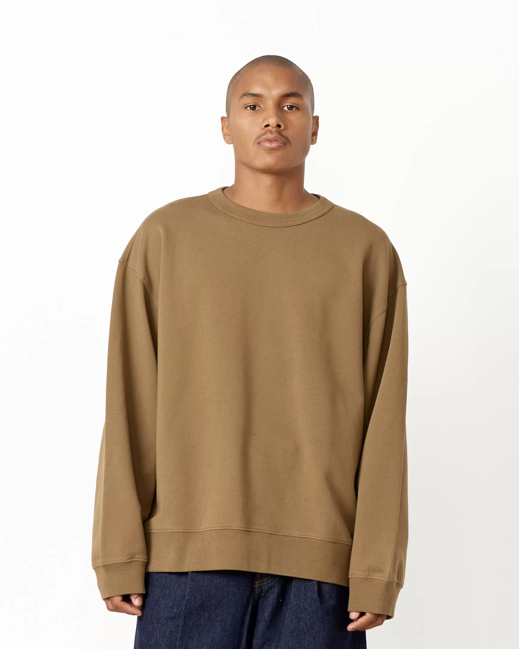 Outlet Overdyed Crewneck Sweater Man Sweats