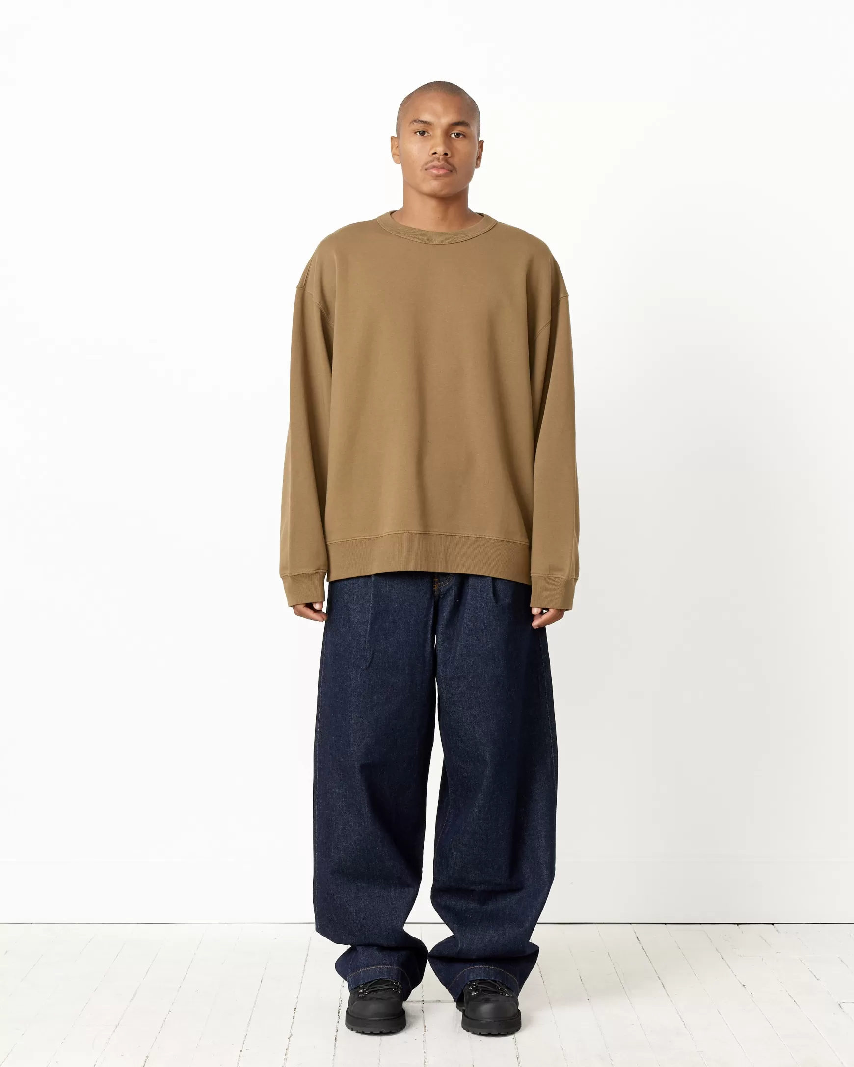 Outlet Overdyed Crewneck Sweater Man Sweats