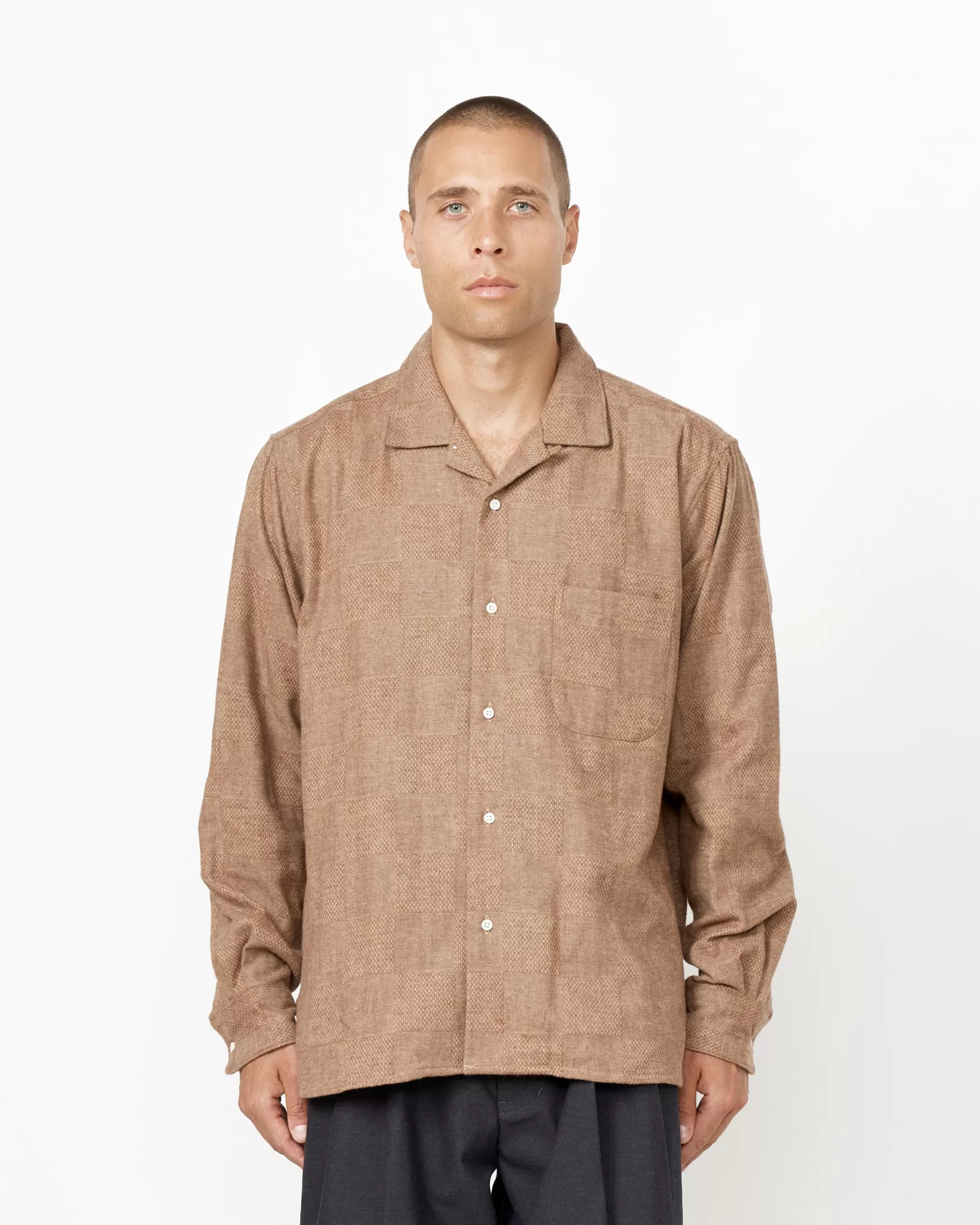 Cheap Patchwork Camp Shirt Man Shirts