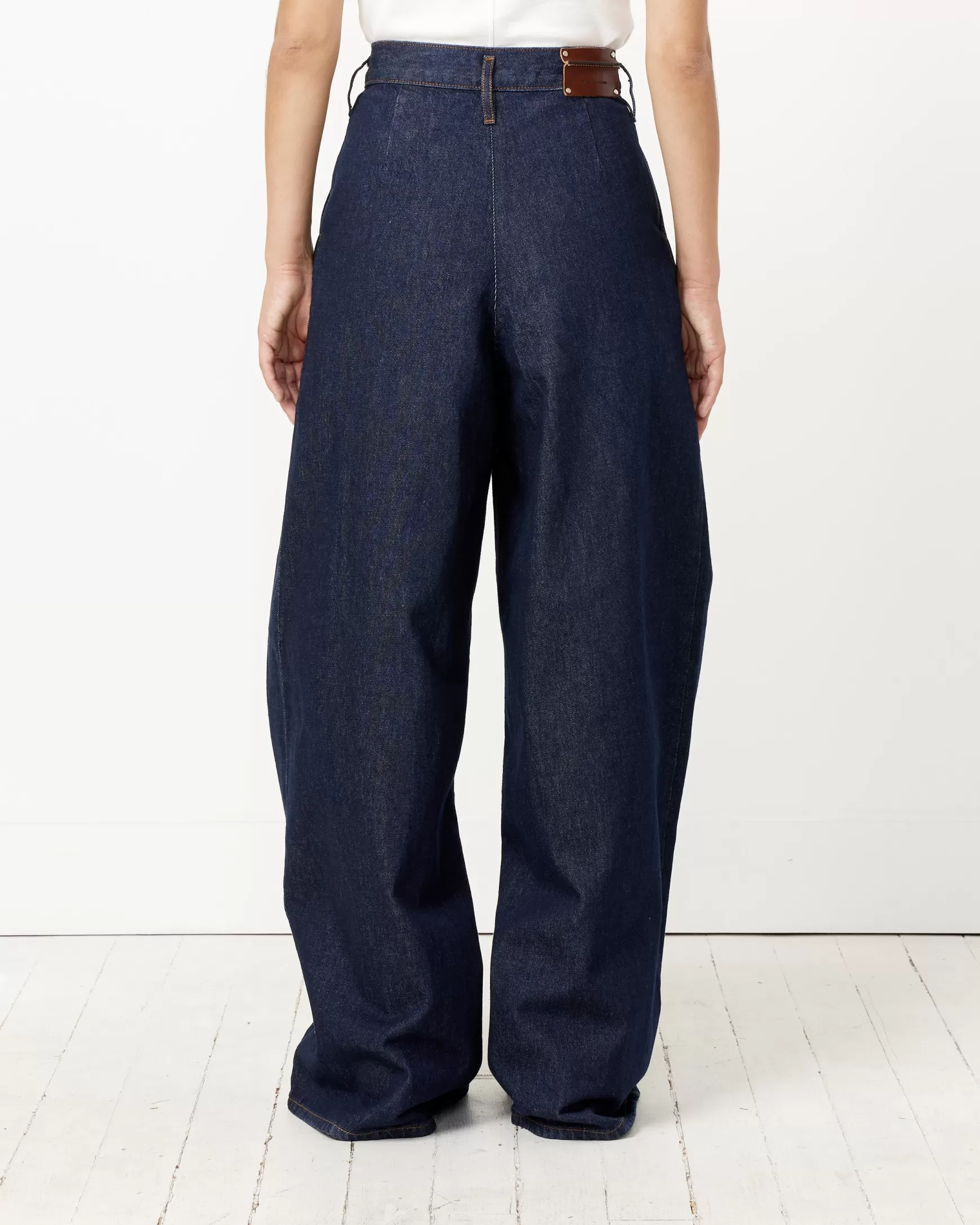 Discount Pleated Drape Pant Woman Jeans