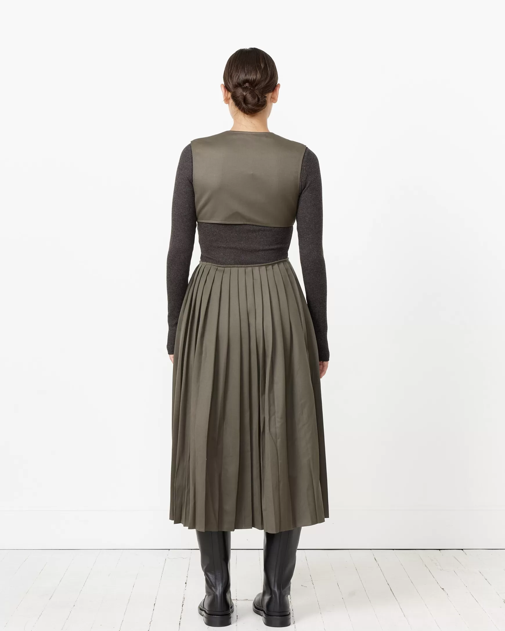 New Pleated Dress Woman Dresses