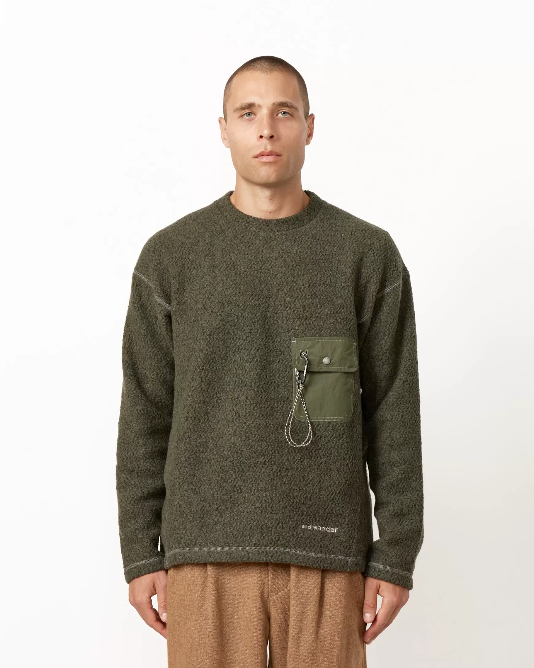 Flash Sale Re Wool Jq Crew Neck Man Outerwear