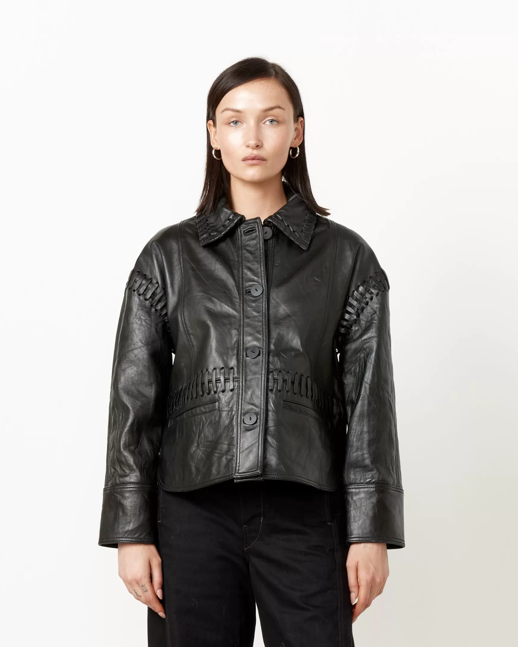 New Recycled Leather Olivia Jacket Woman Outerwear