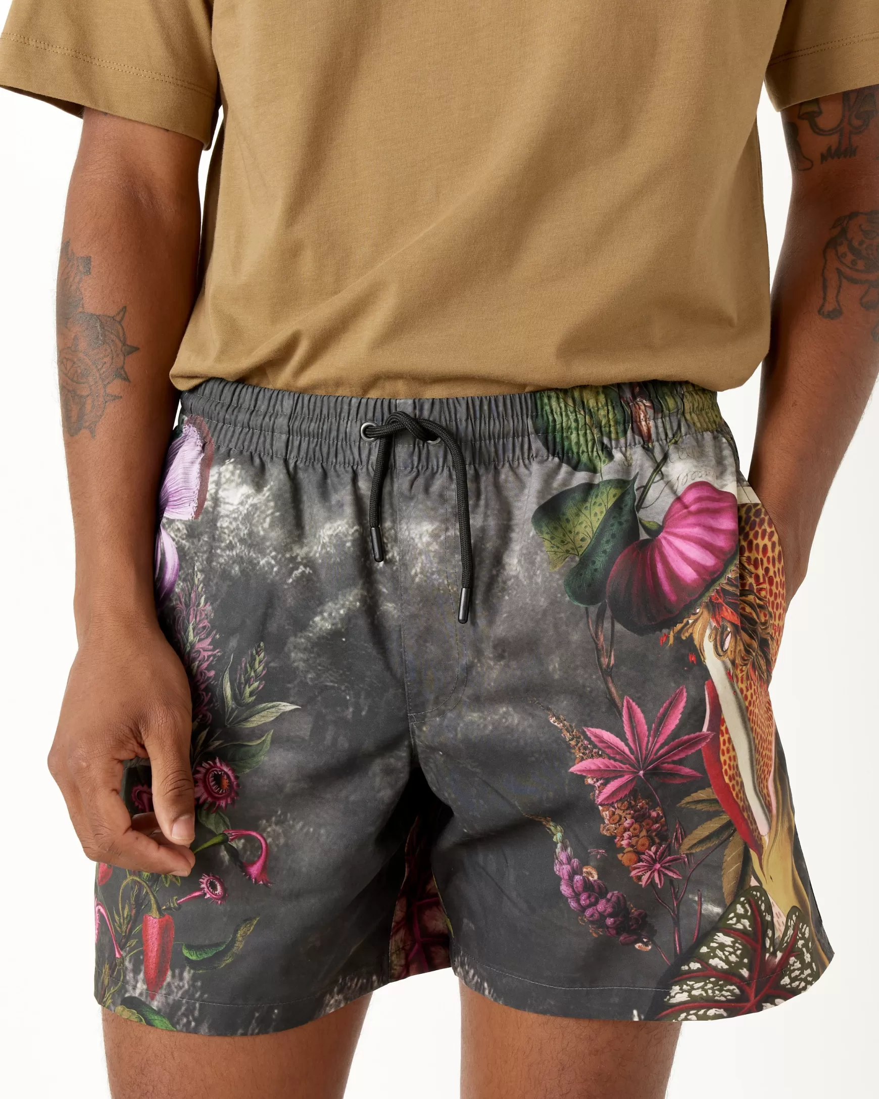 Best Relaxed Botanical Swimshort Man Shorts