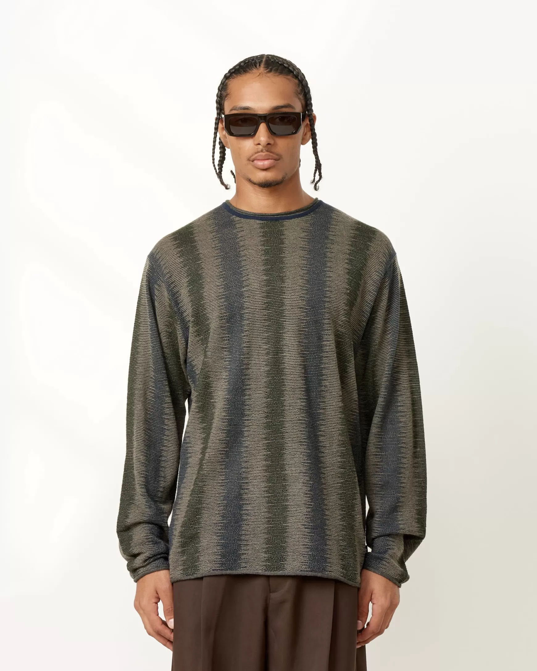 Best Shadow Stripe Sweater Man Knitwear