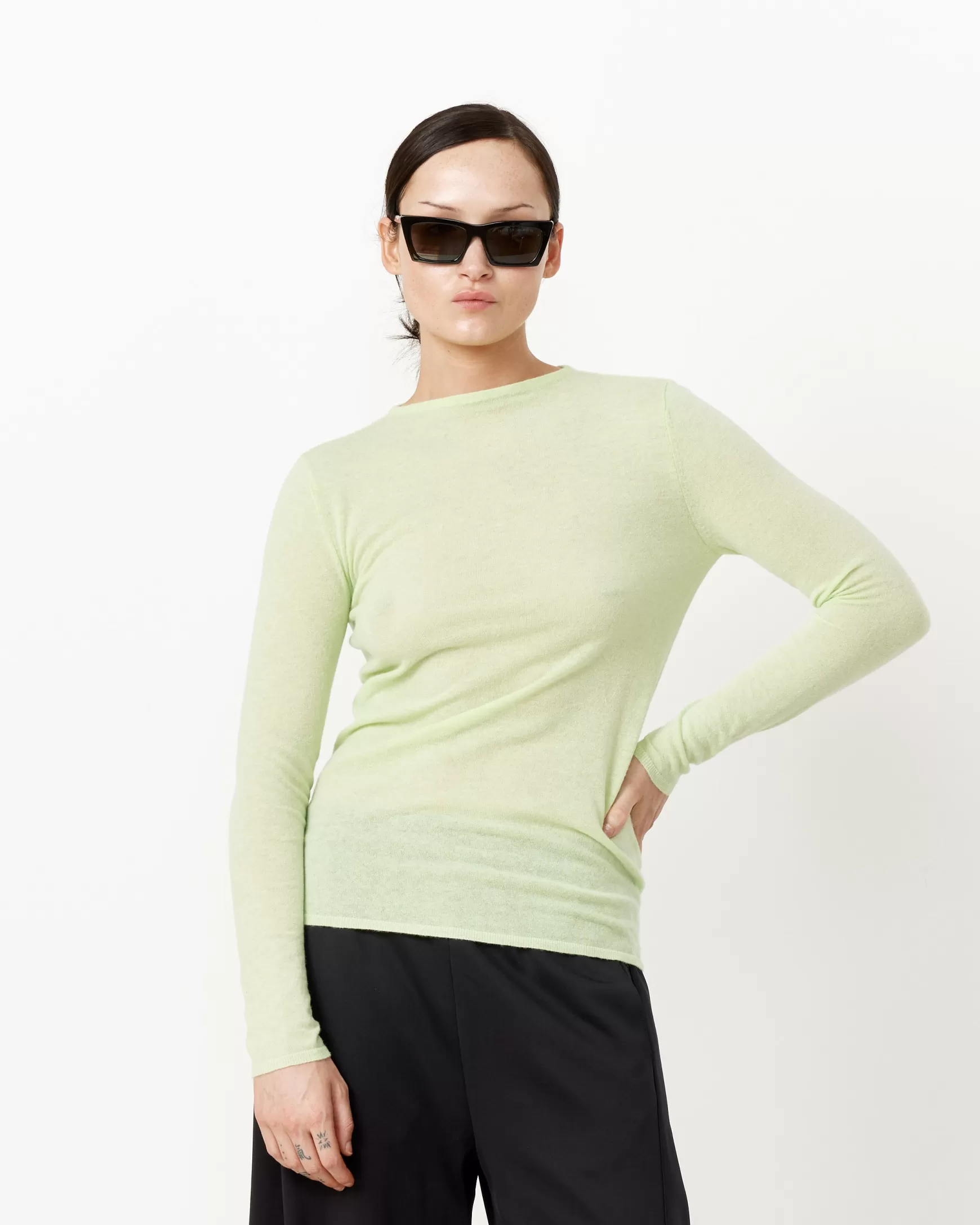 Store Skinlike Sheer Pullover Woman Knitwear