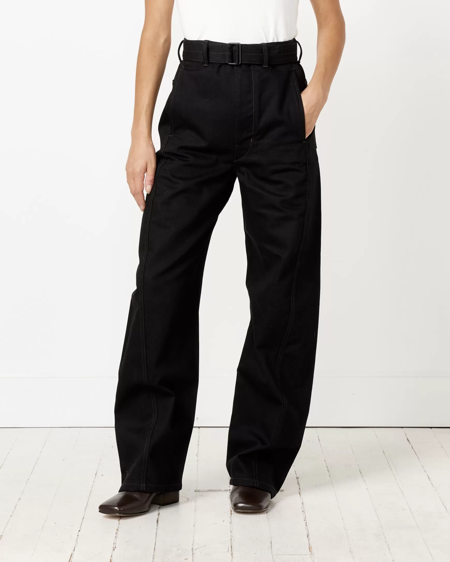 Best Twisted Belted Pant Woman Jeans