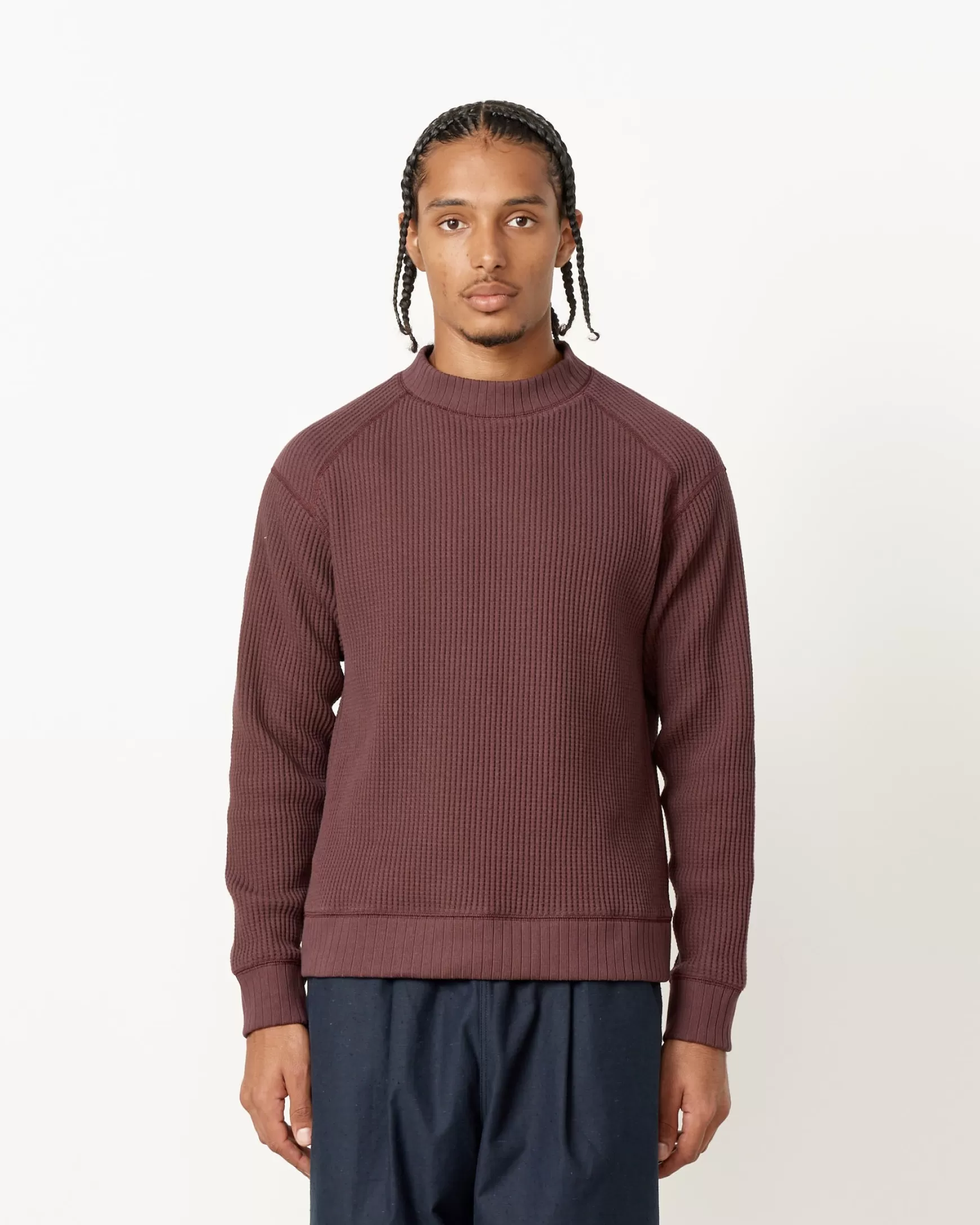 Online Waffle Midneck Man Knitwear