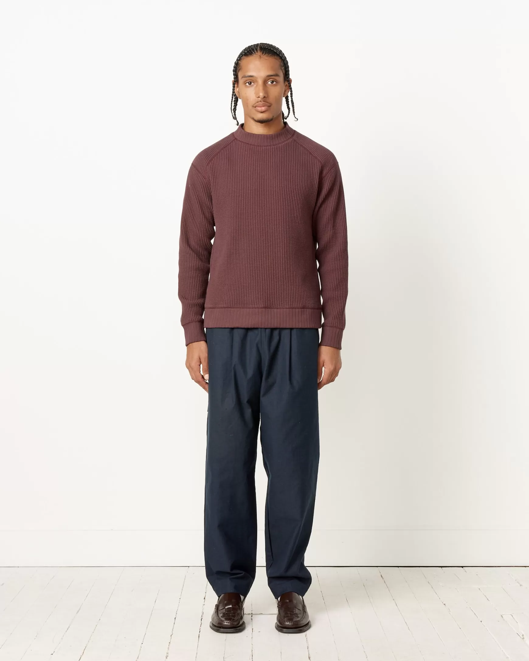 Online Waffle Midneck Man Knitwear