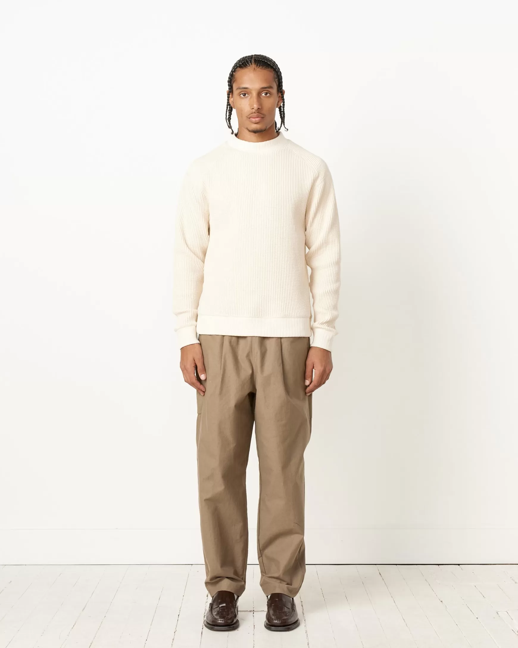 Clearance Waffle Midneck Man Knitwear