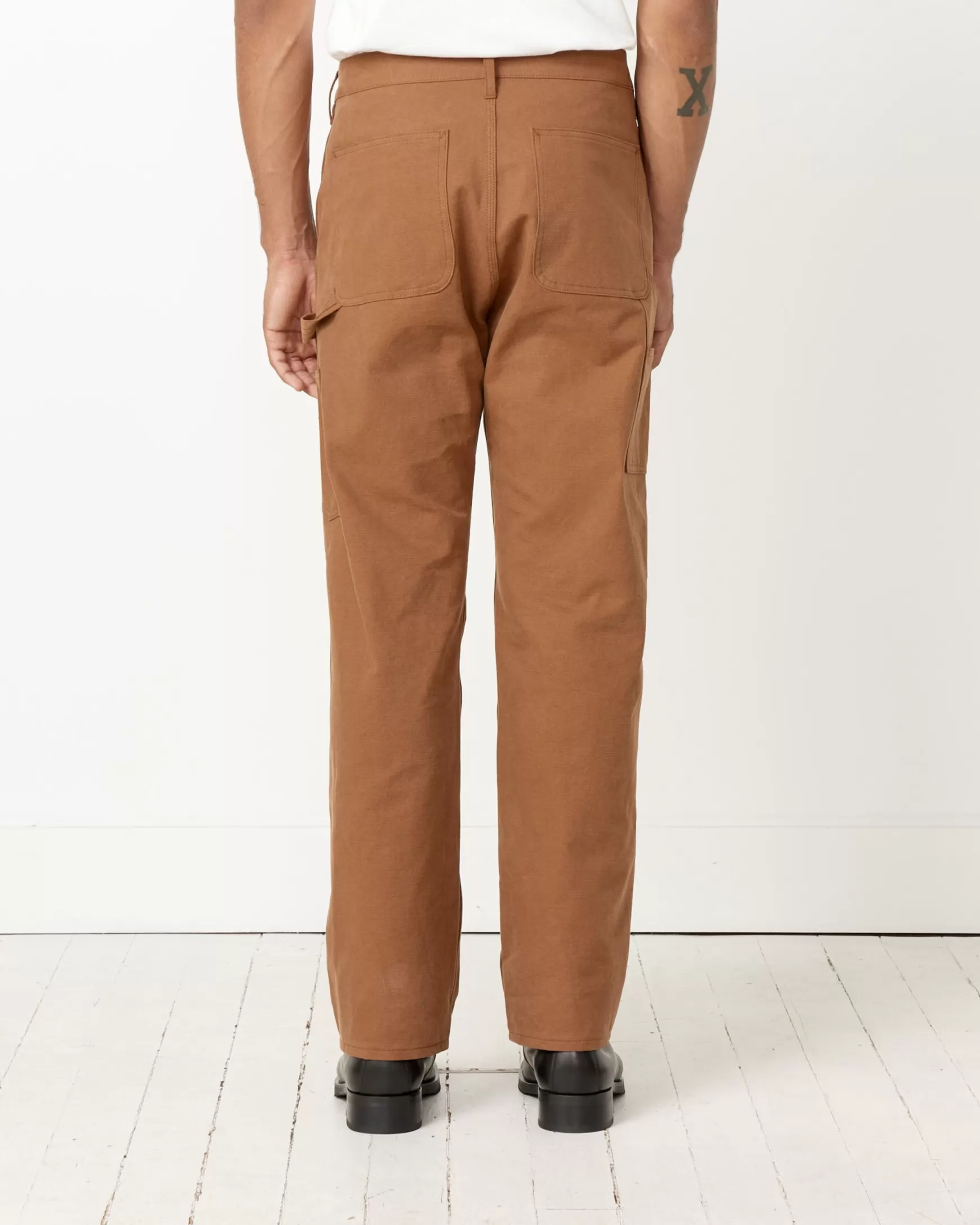 Outlet Washed Heavy Canvas Pant Man Pants