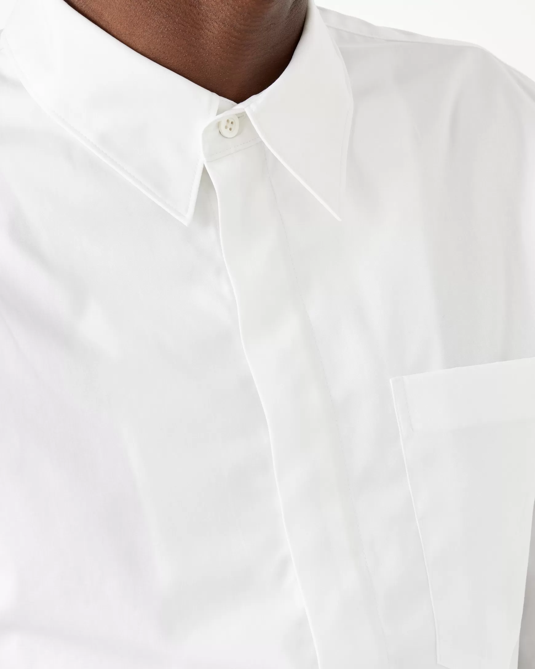 Online White Zip Shirt Man Shirts