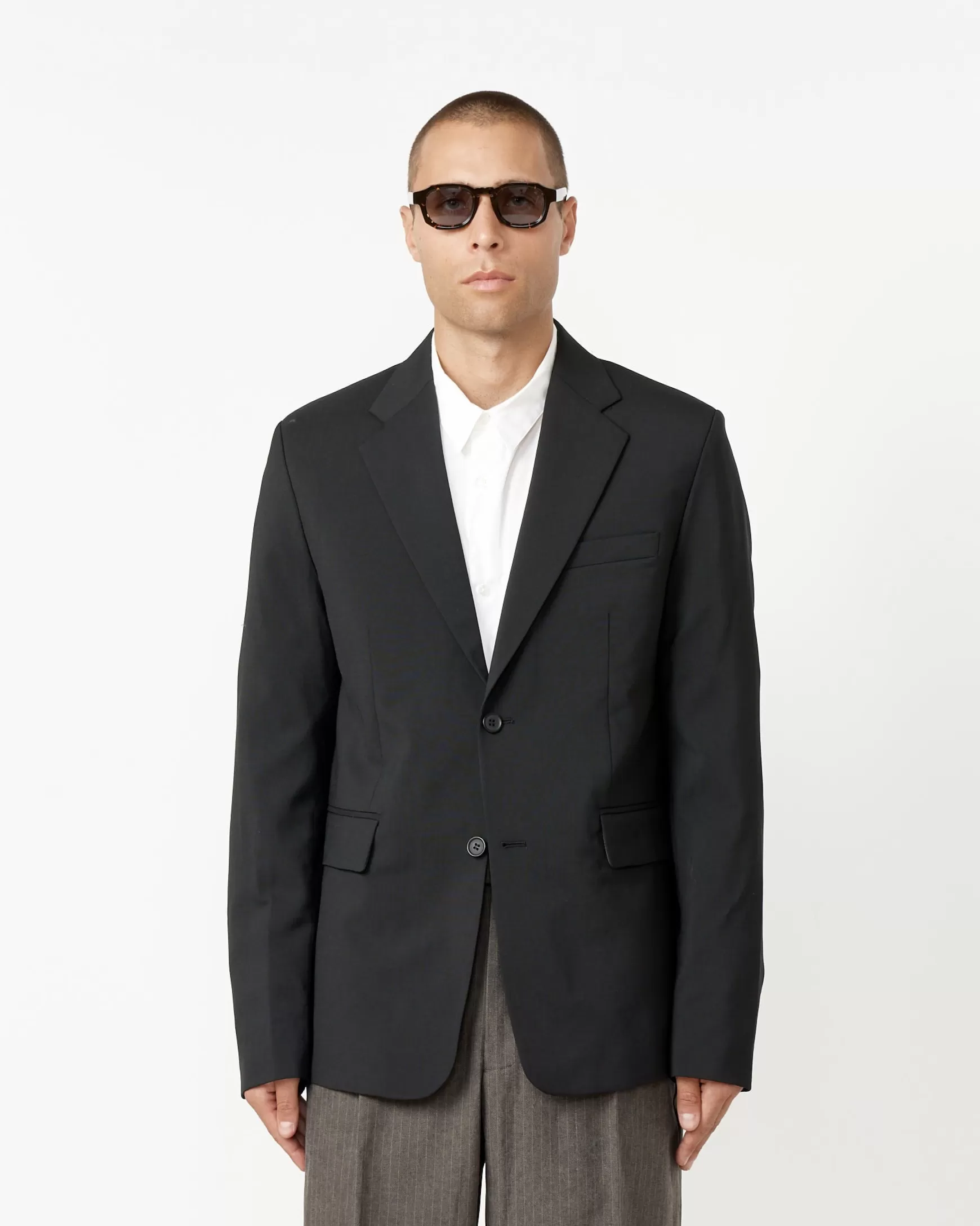 Best Sale Wool Single Breasted Blazer Man Outerwear