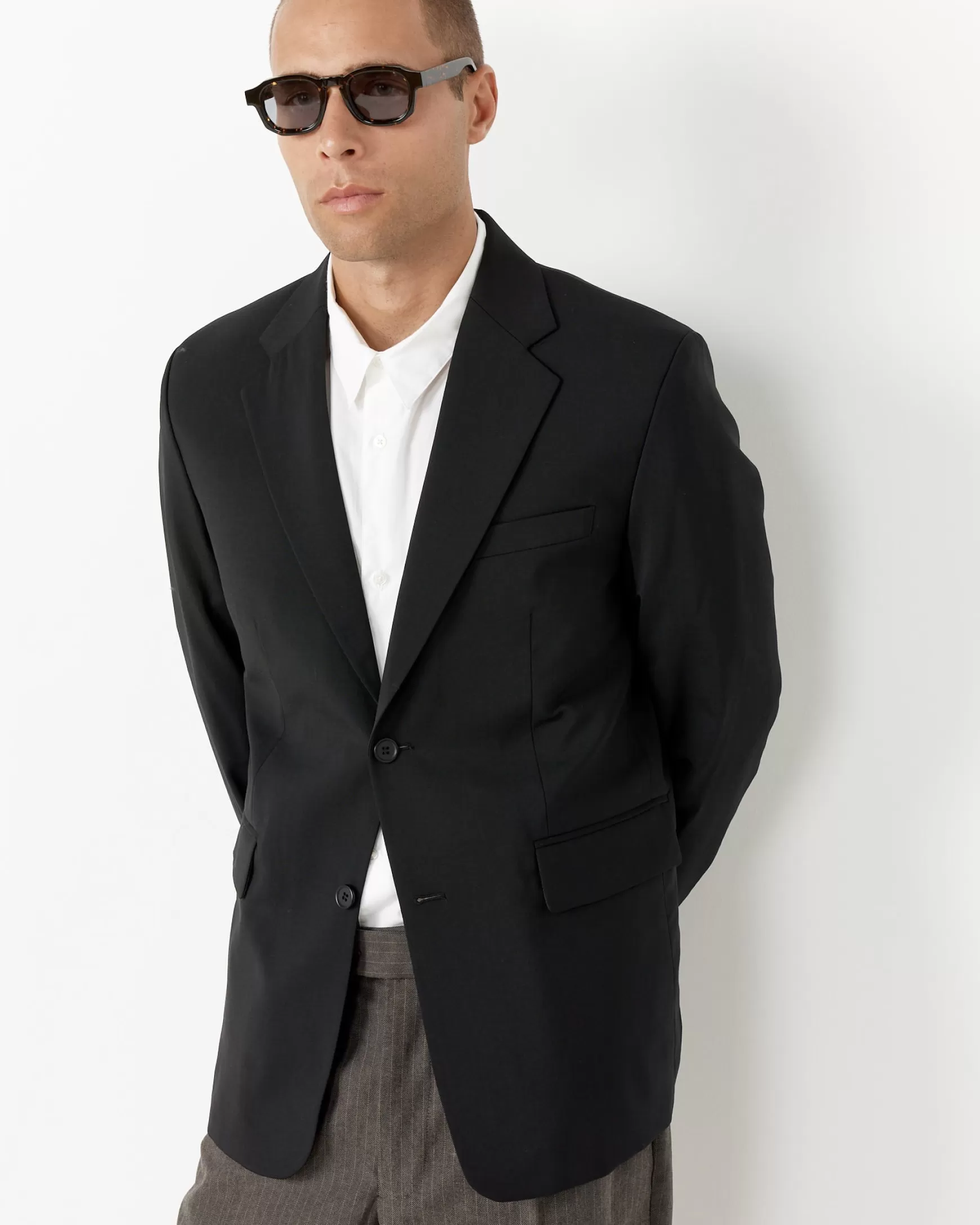 Best Sale Wool Single Breasted Blazer Man Outerwear