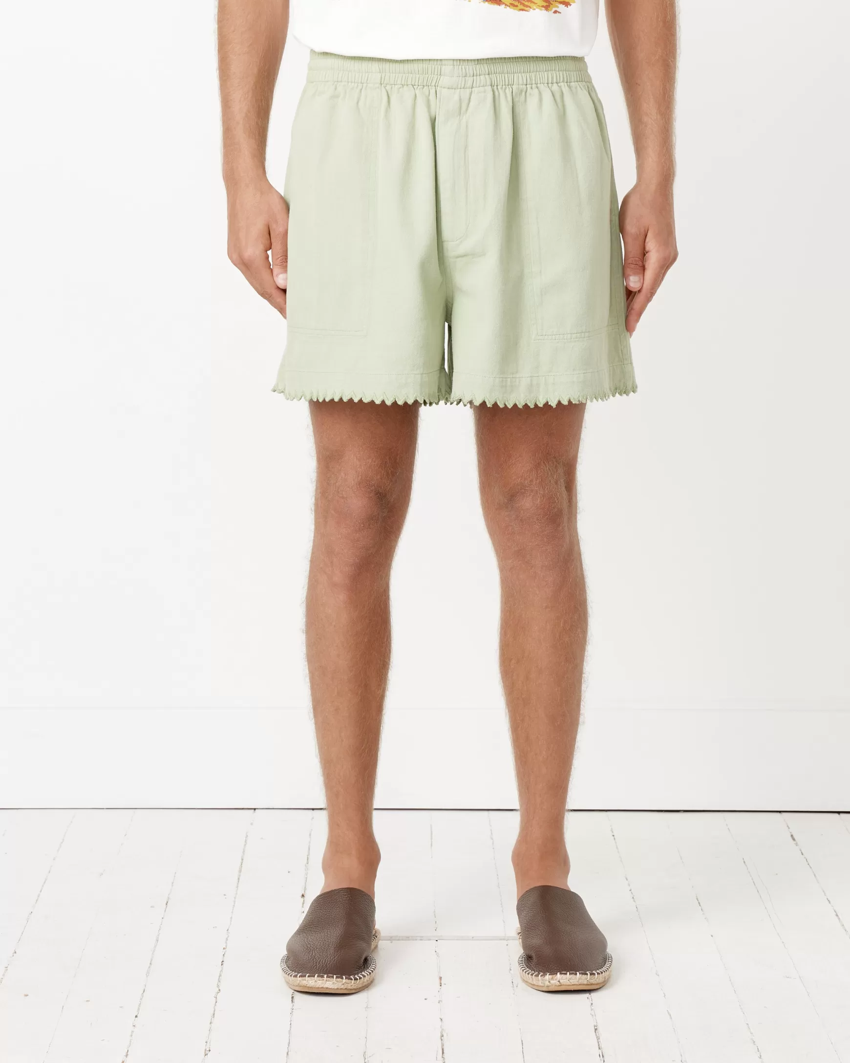 Best Zig-Zag Hem Shorts Man Shorts